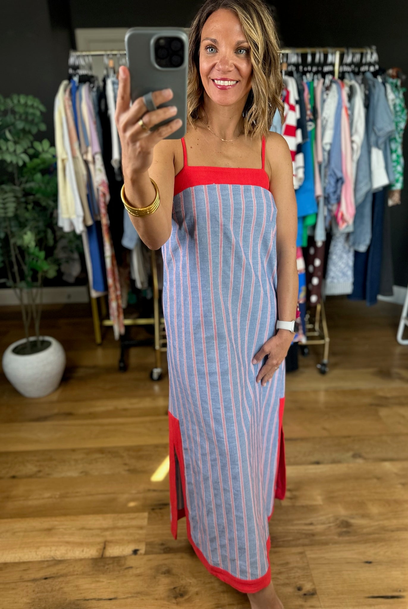 In Your Honor Pocket Linen Dress-Dresses-Entro-Anna Kaytes Boutique, Women's Fashion Boutique in Grinnell, Iowa