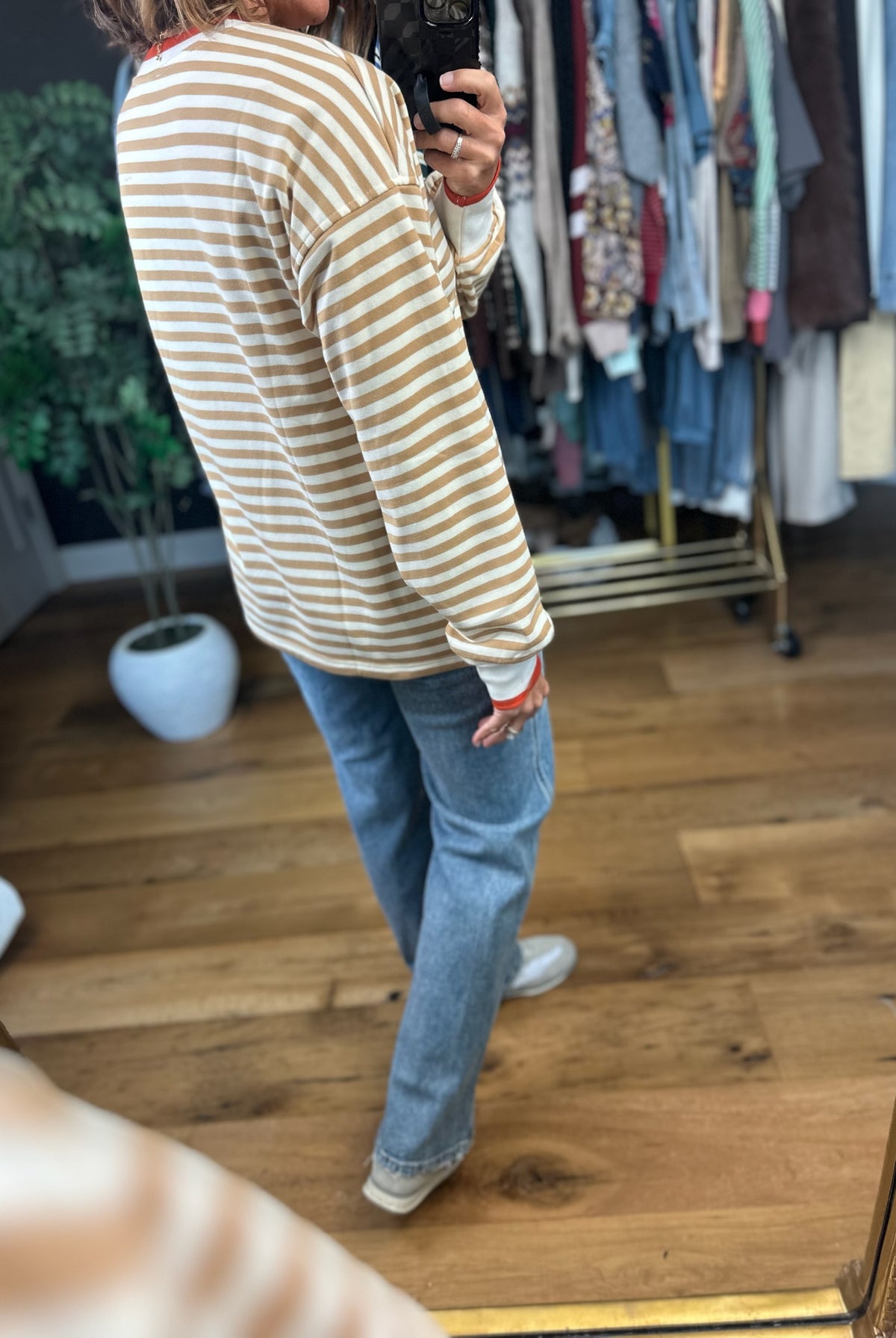 All The Same Striped Long Sleeve-Long Sleeves-Staccato-Anna Kaytes Boutique, Women's Fashion Boutique in Grinnell, Iowa