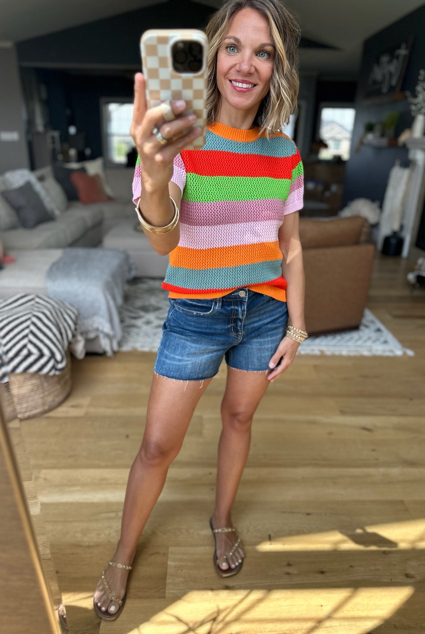 What You're Hoping For Striped Top - Combo-THML-Anna Kaytes Boutique, Women's Fashion Boutique in Grinnell, Iowa