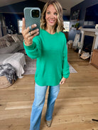 How It's Gonna Be Crew Knit Top-Zenana-Anna Kaytes Boutique, Women's Fashion Boutique in Grinnell, Iowa