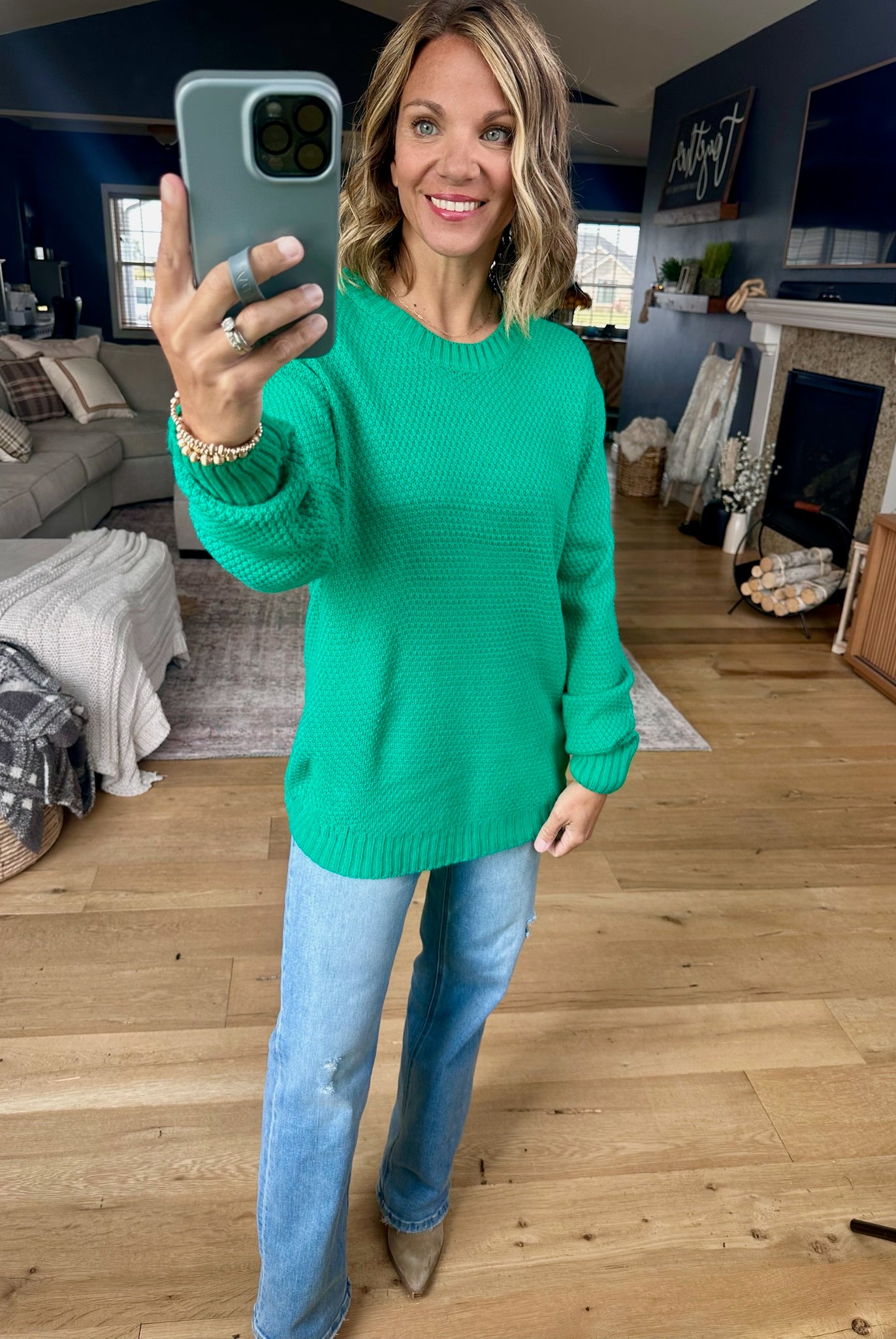 How It's Gonna Be Crew Knit Top-Zenana-Anna Kaytes Boutique, Women's Fashion Boutique in Grinnell, Iowa