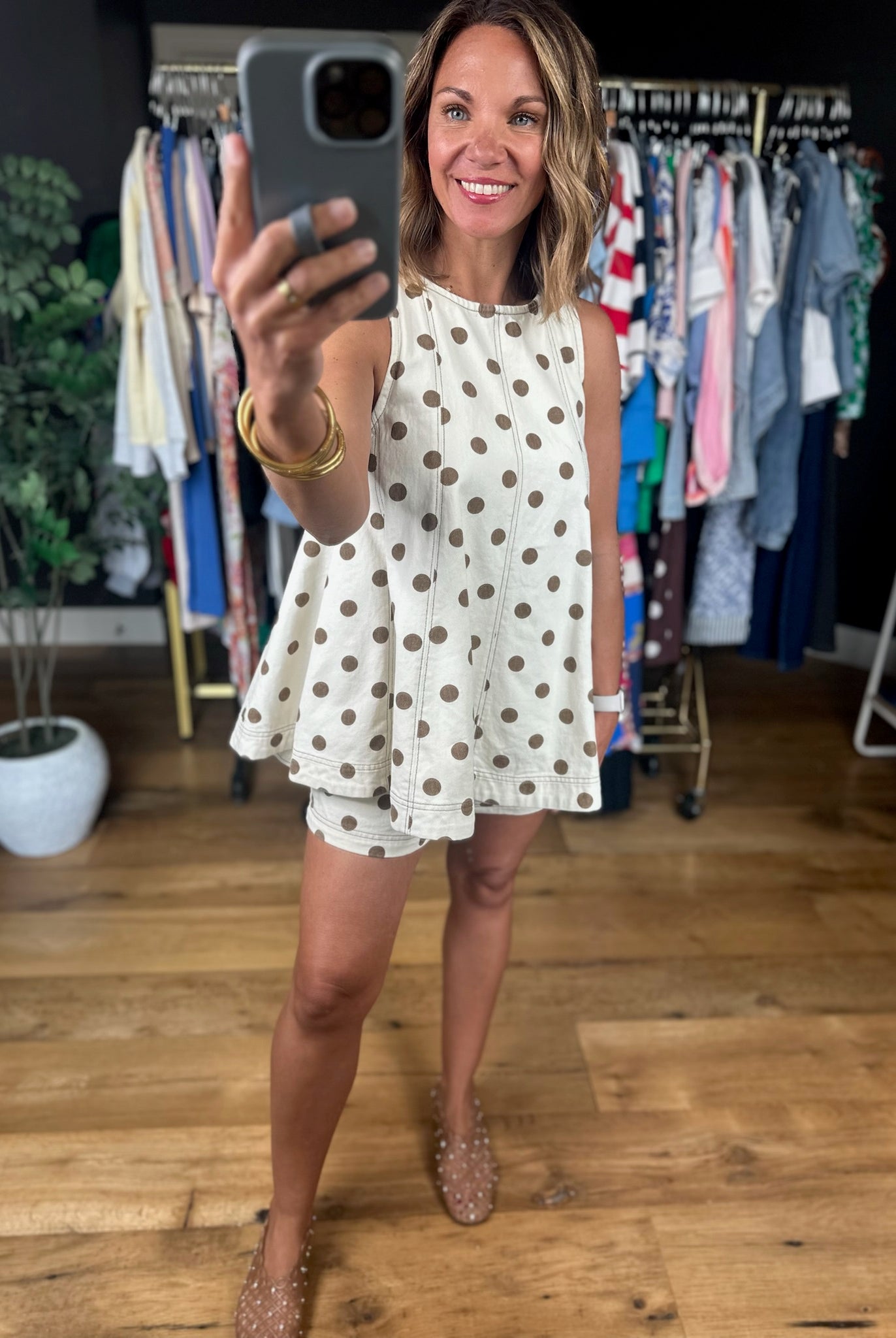 Lead The Way Polka-Dot Set-Two Piece Set-ee:some-Anna Kaytes Boutique, Women's Fashion Boutique in Grinnell, Iowa