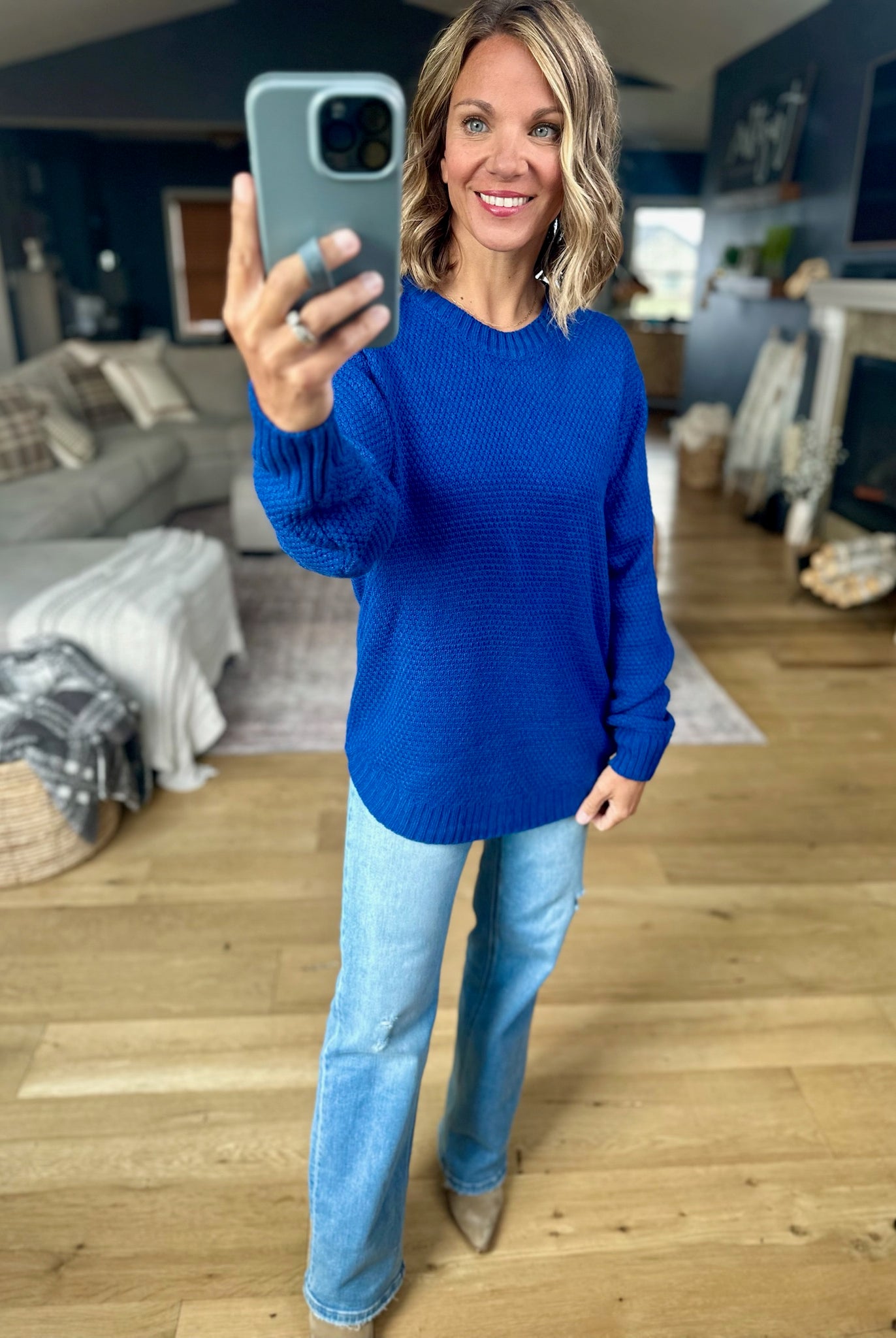 How It's Gonna Be Crew Knit Top-Zenana-Anna Kaytes Boutique, Women's Fashion Boutique in Grinnell, Iowa