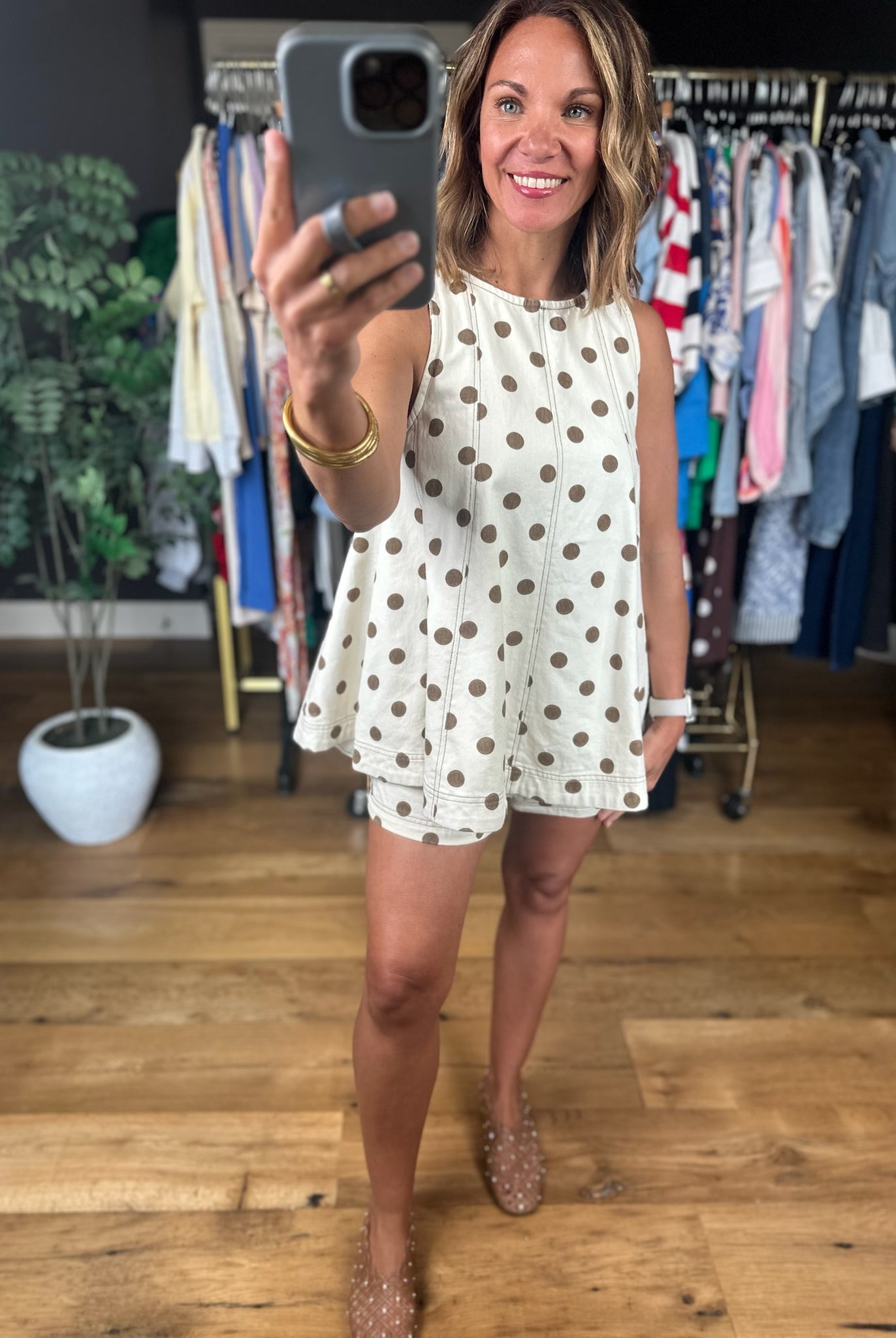 Lead The Way Polka-Dot Set-Two Piece Set-ee:some-Anna Kaytes Boutique, Women's Fashion Boutique in Grinnell, Iowa