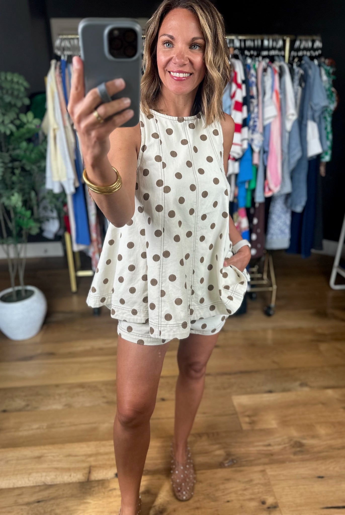 Lead The Way Polka-Dot Set-Two Piece Set-ee:some-Anna Kaytes Boutique, Women's Fashion Boutique in Grinnell, Iowa