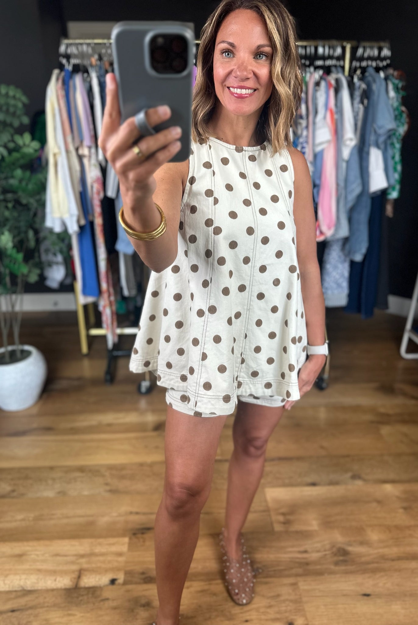 Lead The Way Polka-Dot Set-Two Piece Set-ee:some-Anna Kaytes Boutique, Women's Fashion Boutique in Grinnell, Iowa