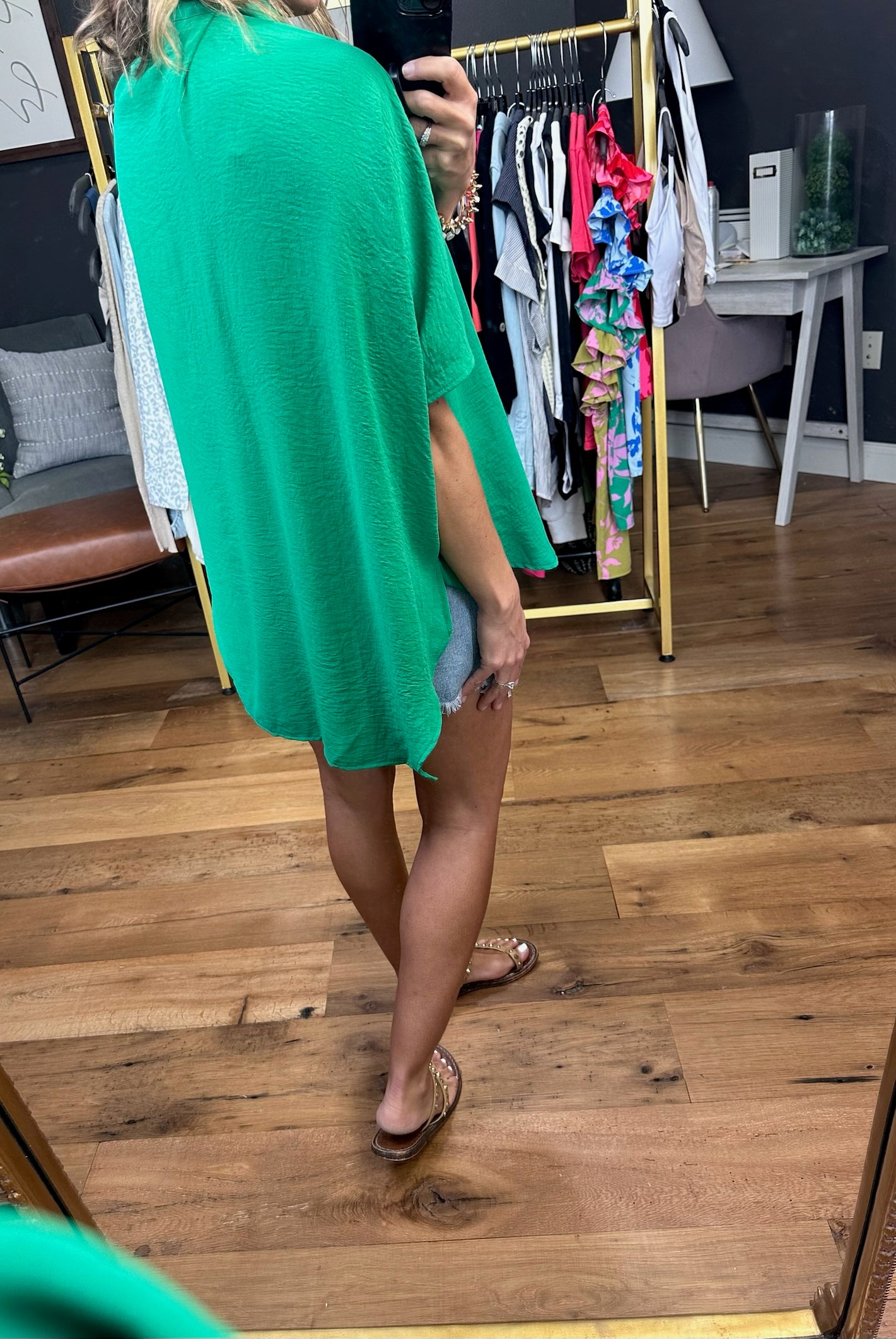 Express Yourself Button-Down Dolman Top - Multiple Options-Short Sleeves-Bucketlist-Anna Kaytes Boutique, Women's Fashion Boutique in Grinnell, Iowa