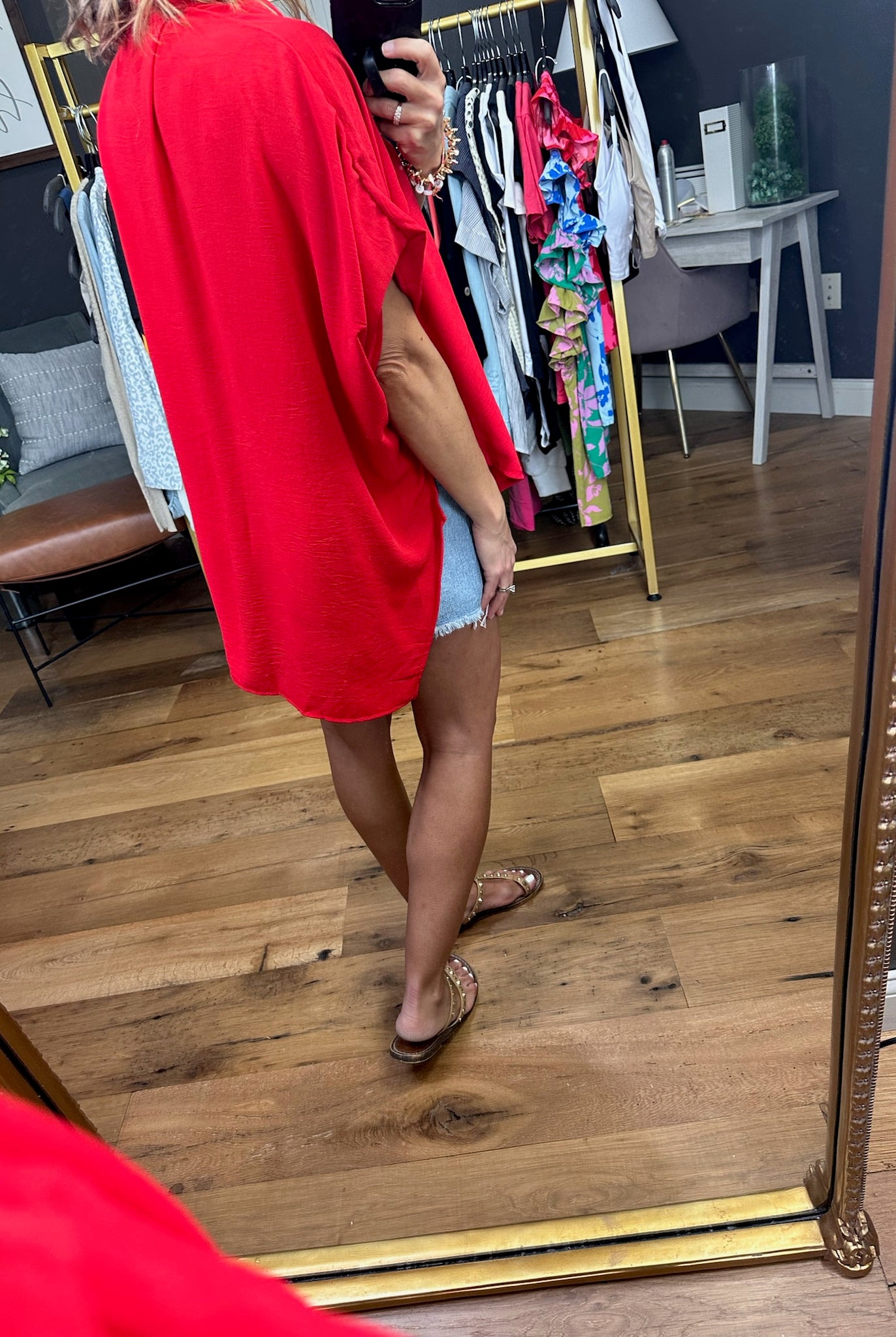 Express Yourself Button-Down Dolman Top - Multiple Options-Short Sleeves-Bucketlist-Anna Kaytes Boutique, Women's Fashion Boutique in Grinnell, Iowa