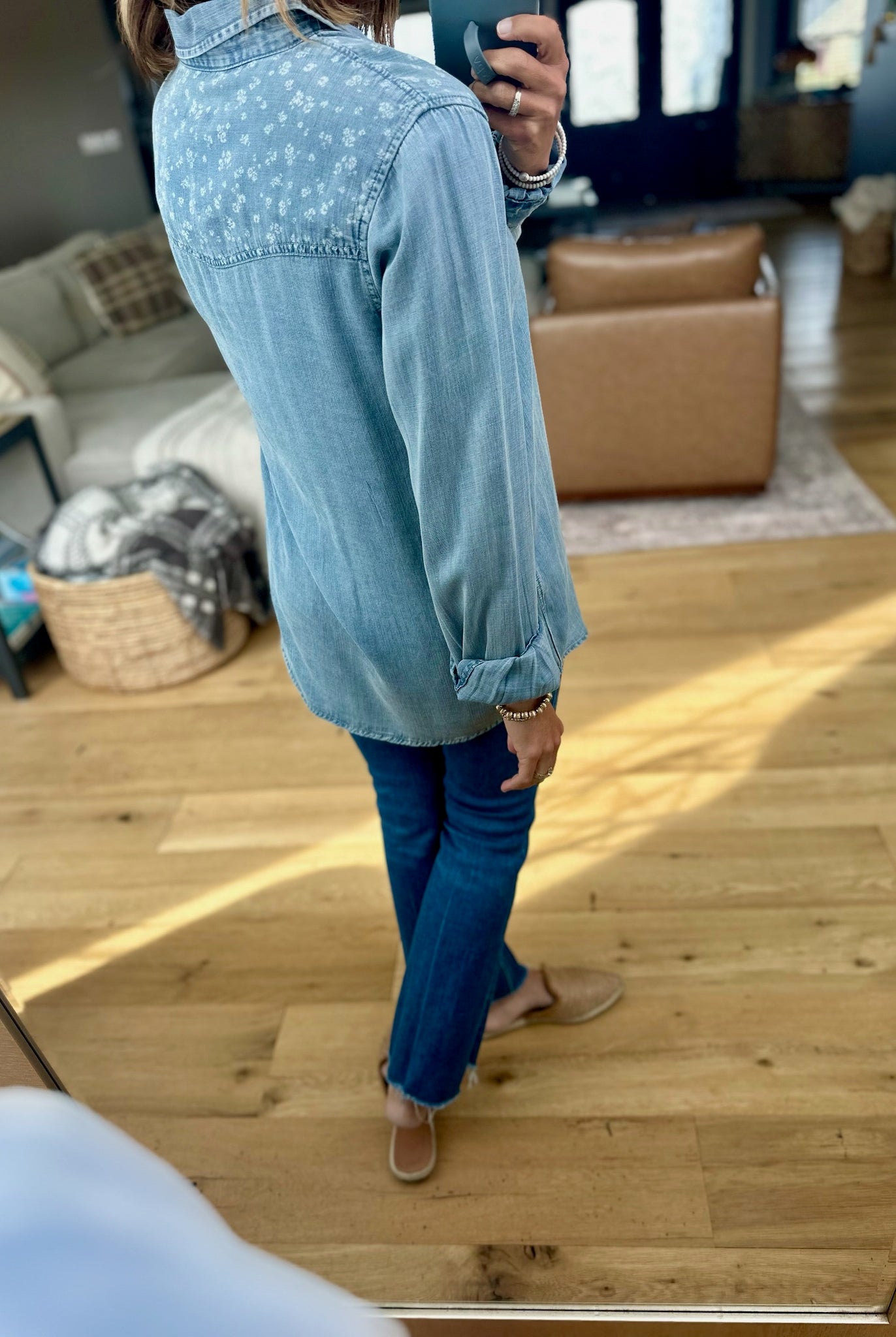 **Easy Days Tencel Button-Down-Thread & Supply-Anna Kaytes Boutique, Women's Fashion Boutique in Grinnell, Iowa