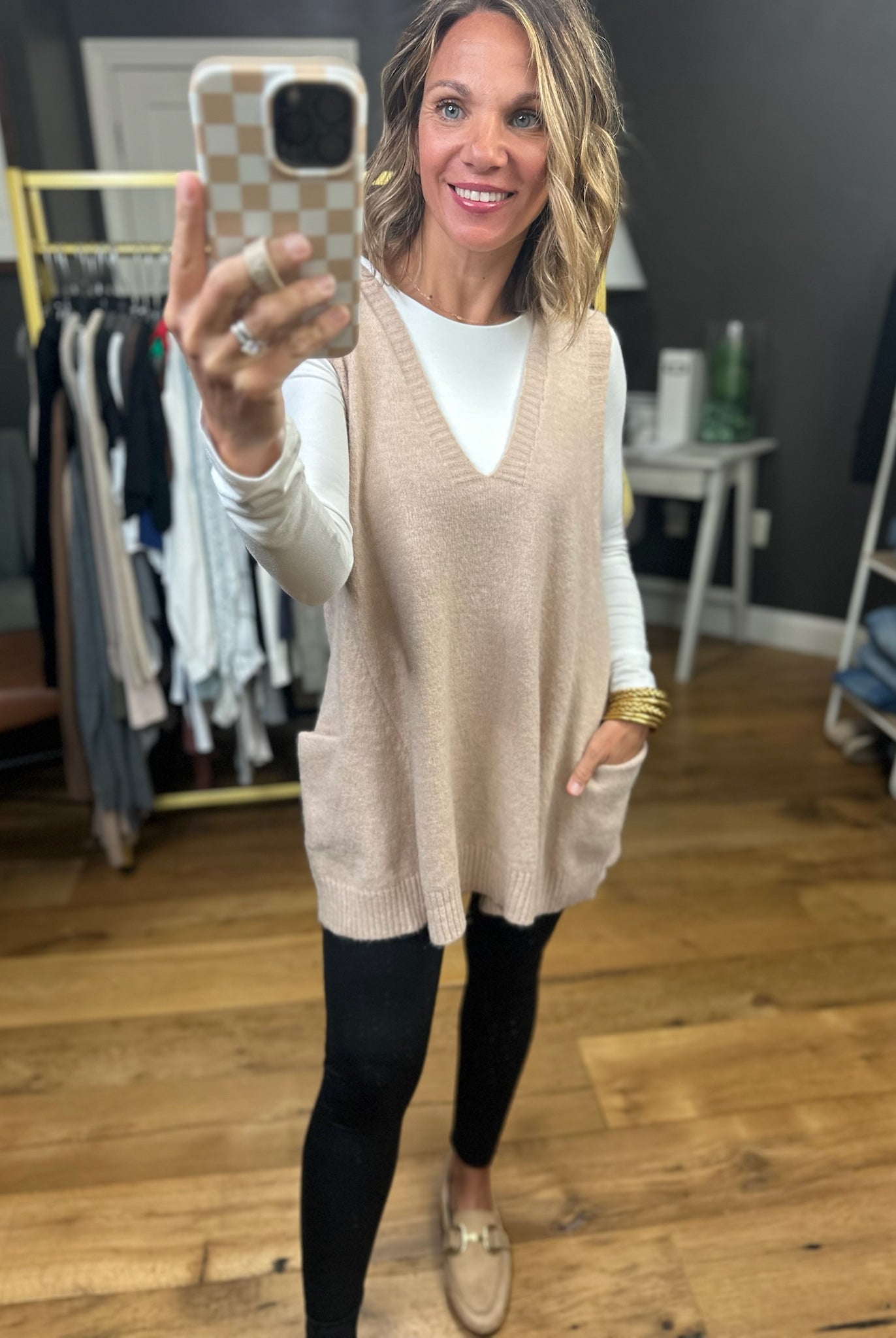 Learn To Love V-Neck Sweater Vest - Multiple Options-Sweaters-Be Cool 63253-Anna Kaytes Boutique, Women's Fashion Boutique in Grinnell, Iowa