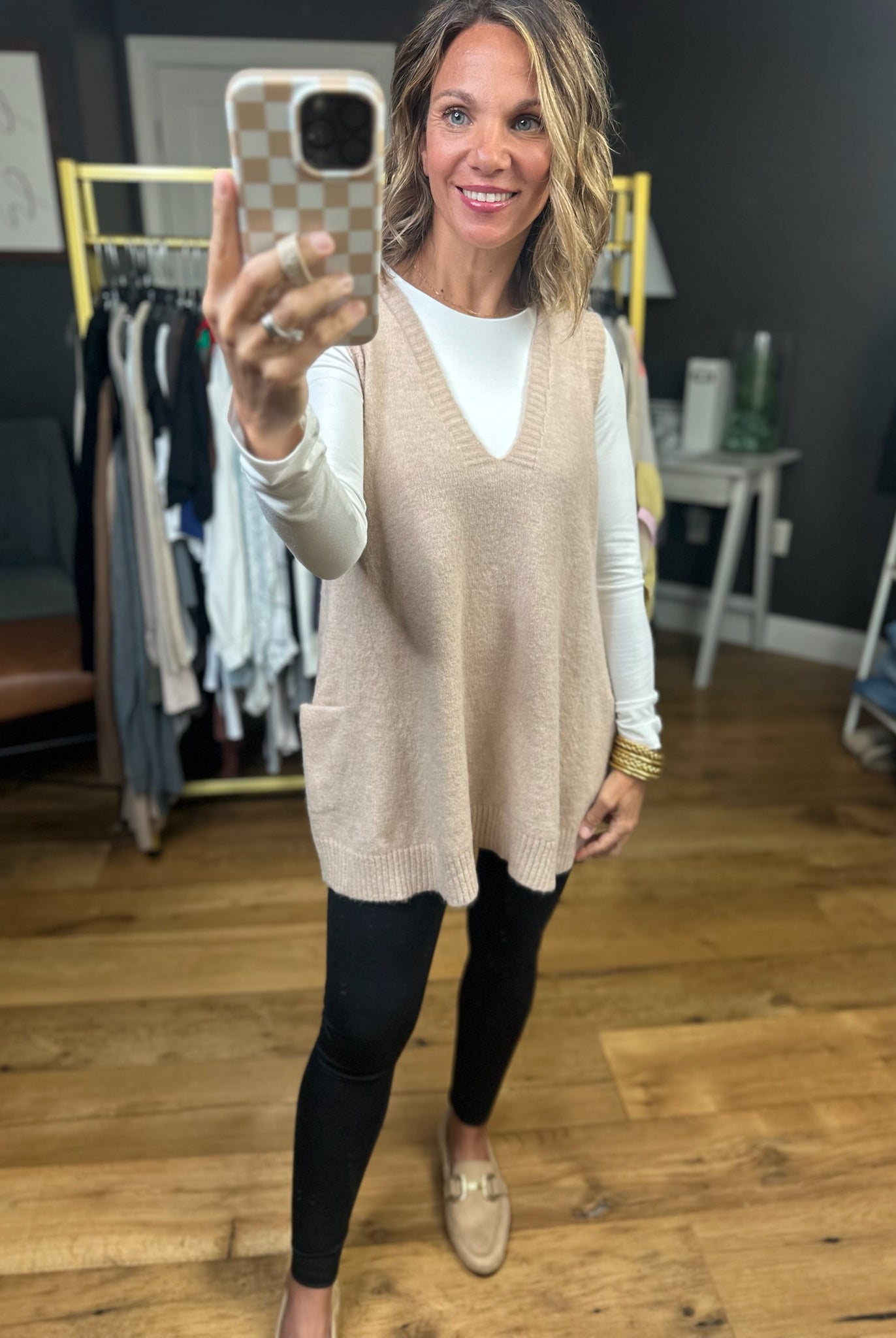 Learn To Love V-Neck Sweater Vest - Multiple Options-Sweaters-Be Cool 63253-Anna Kaytes Boutique, Women's Fashion Boutique in Grinnell, Iowa