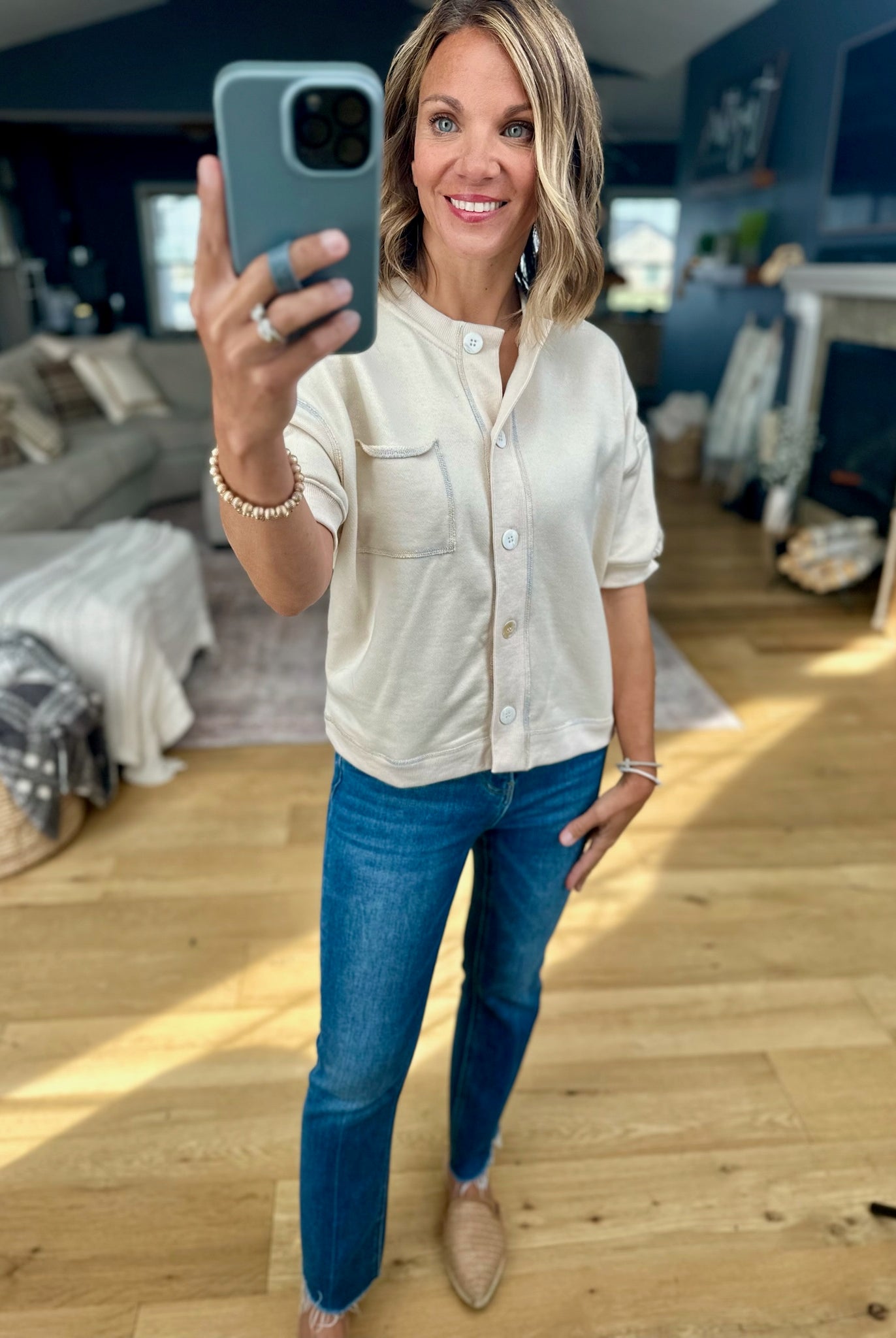 Just My Luck Button-Cardigan-Wishlist-Anna Kaytes Boutique, Women's Fashion Boutique in Grinnell, Iowa