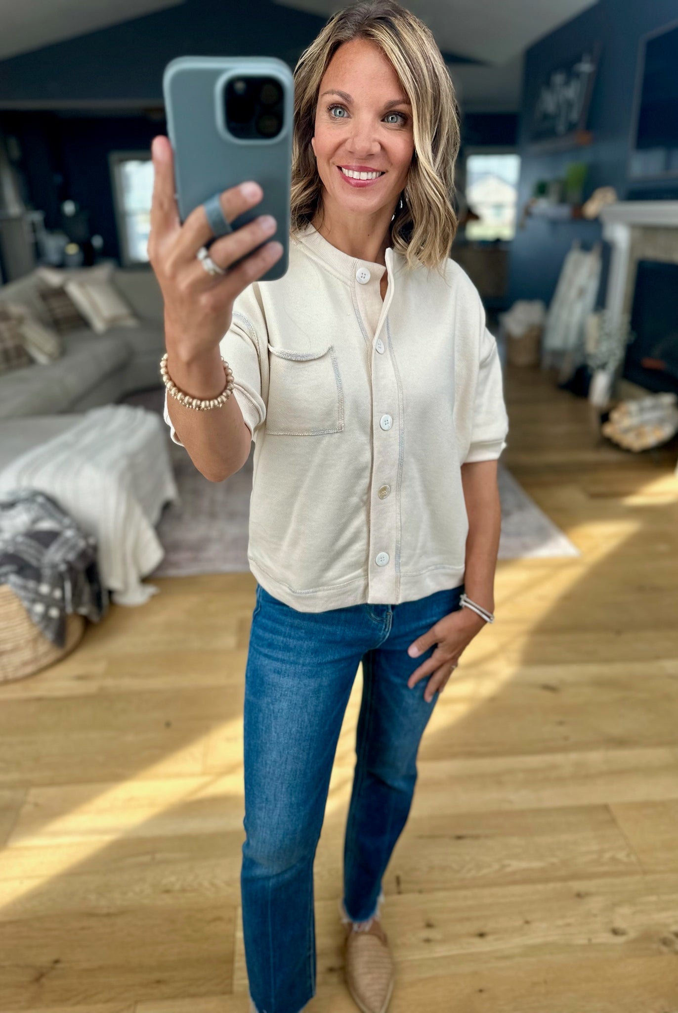Just My Luck Button-Cardigan-Wishlist-Anna Kaytes Boutique, Women's Fashion Boutique in Grinnell, Iowa