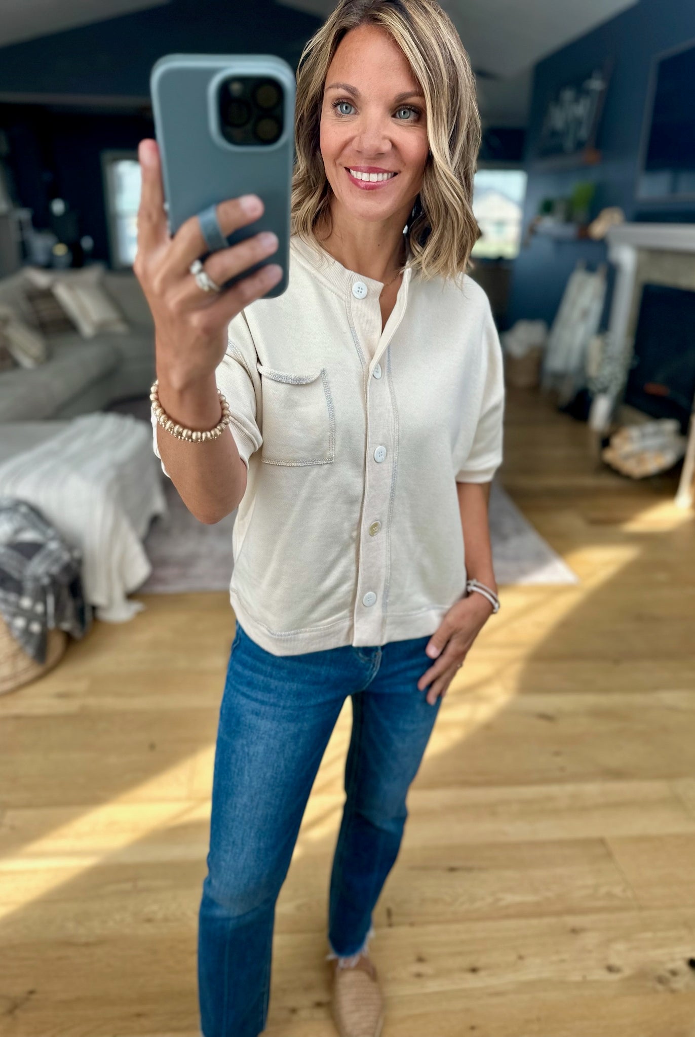 Just My Luck Button-Cardigan-Wishlist-Anna Kaytes Boutique, Women's Fashion Boutique in Grinnell, Iowa
