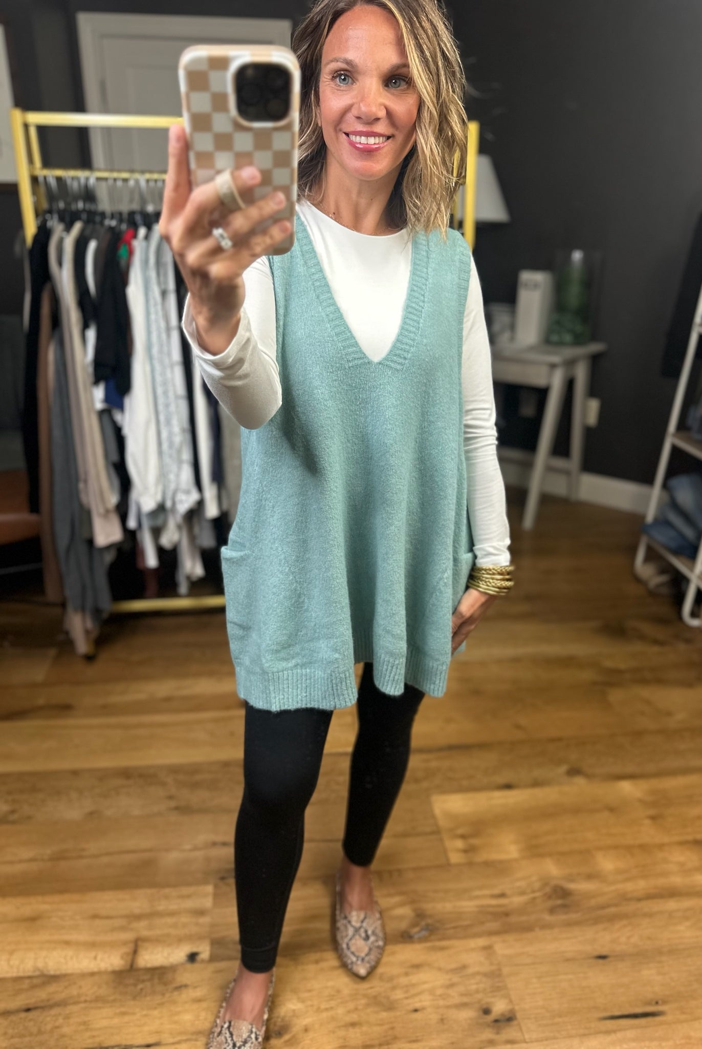 Learn To Love V-Neck Sweater Vest - Multiple Options-Sweaters-Be Cool 63253-Anna Kaytes Boutique, Women's Fashion Boutique in Grinnell, Iowa