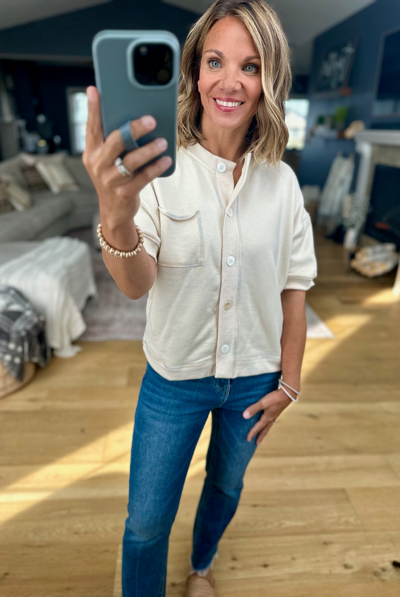 Just My Luck Button-Cardigan-Wishlist-Anna Kaytes Boutique, Women's Fashion Boutique in Grinnell, Iowa