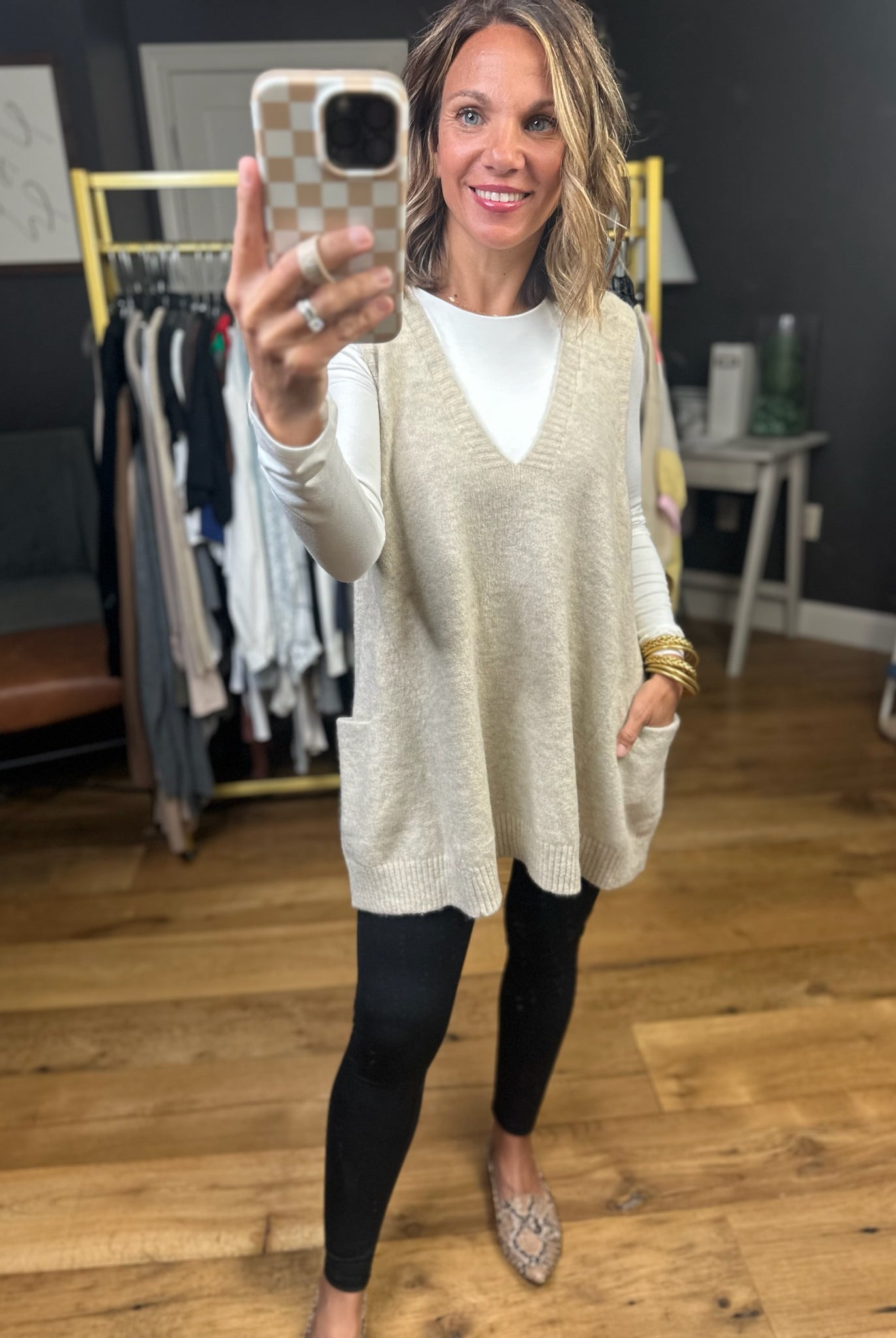 Learn To Love V-Neck Sweater Vest - Multiple Options-Sweaters-Be Cool 63253-Anna Kaytes Boutique, Women's Fashion Boutique in Grinnell, Iowa