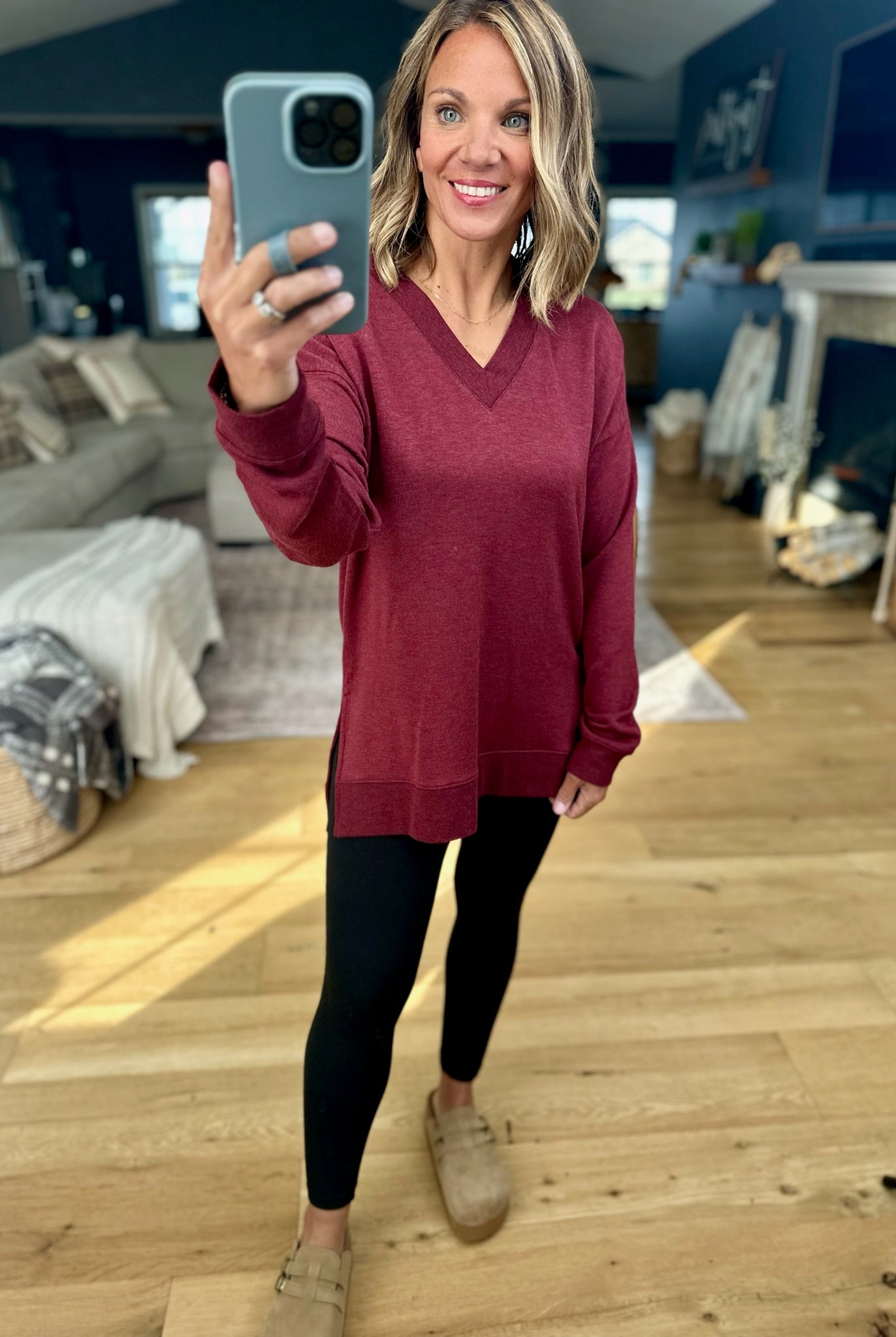 The Only Way V-Neck Top-Thread & Supply-Anna Kaytes Boutique, Women's Fashion Boutique in Grinnell, Iowa