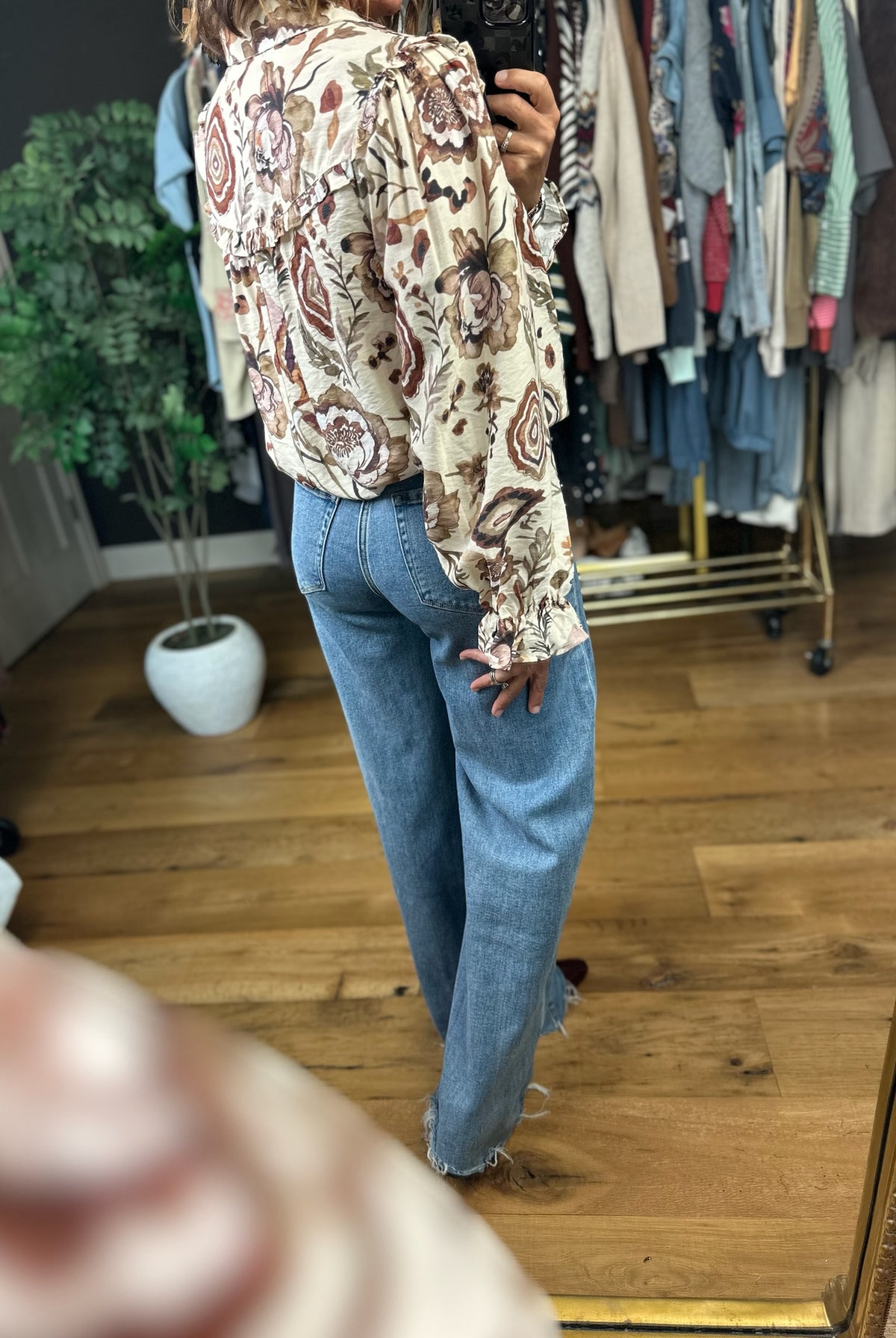 Have Your Love Patterned Top-Long Sleeves-Umgee-Anna Kaytes Boutique, Women's Fashion Boutique in Grinnell, Iowa
