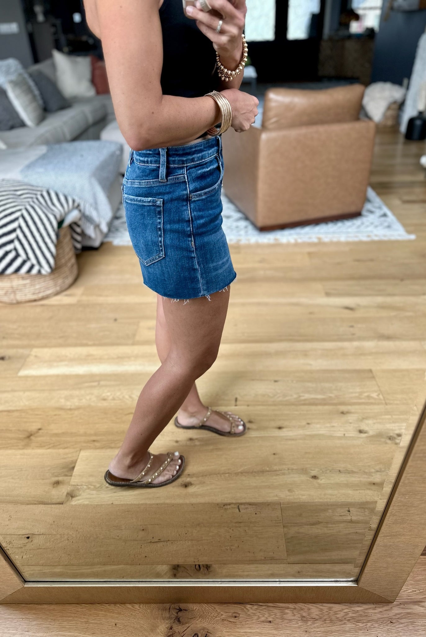 The Kelli High-Rise Denim Short-Shorts-Vervet-Anna Kaytes Boutique, Women's Fashion Boutique in Grinnell, Iowa