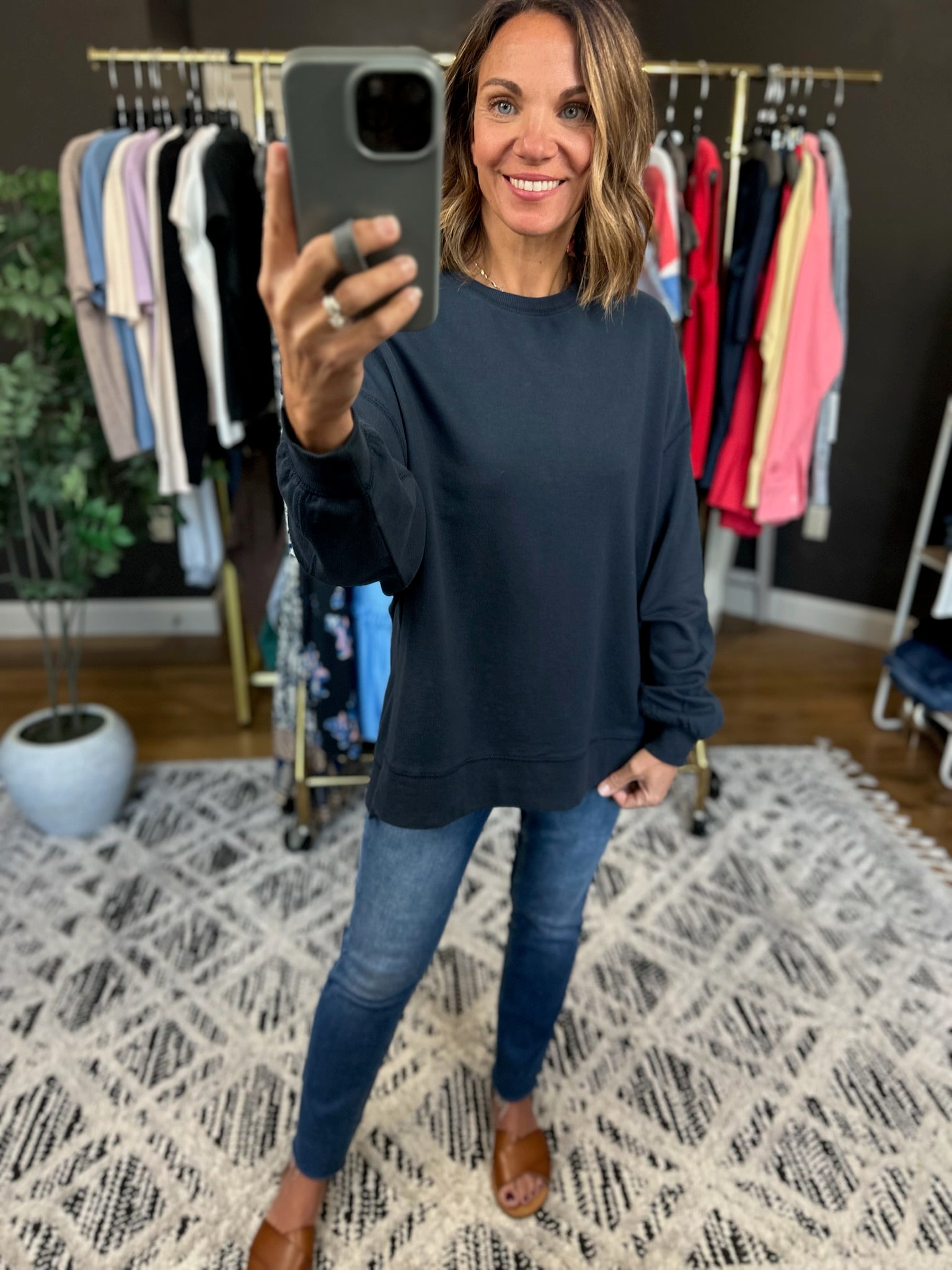 Z Supply Modern Weekender Crew-Sweaters-Z Supply-Anna Kaytes Boutique, Women's Fashion Boutique in Grinnell, Iowa