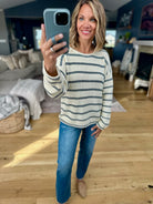Sweet Soul Striped Knit Top-W2358-Anna Kaytes Boutique, Women's Fashion Boutique in Grinnell, Iowa