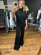 Make The Best Ribbed Wide-Leg + Cowl Neck Top Set - Multiple Options-Zenana-Anna Kaytes Boutique, Women's Fashion Boutique in Grinnell, Iowa