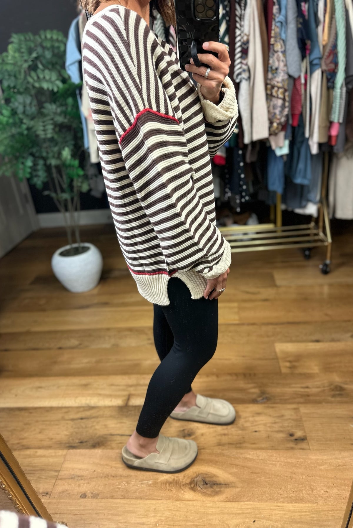 Unlimited Love Striped Sweater-Sweaters-Blu Pepper-Anna Kaytes Boutique, Women's Fashion Boutique in Grinnell, Iowa