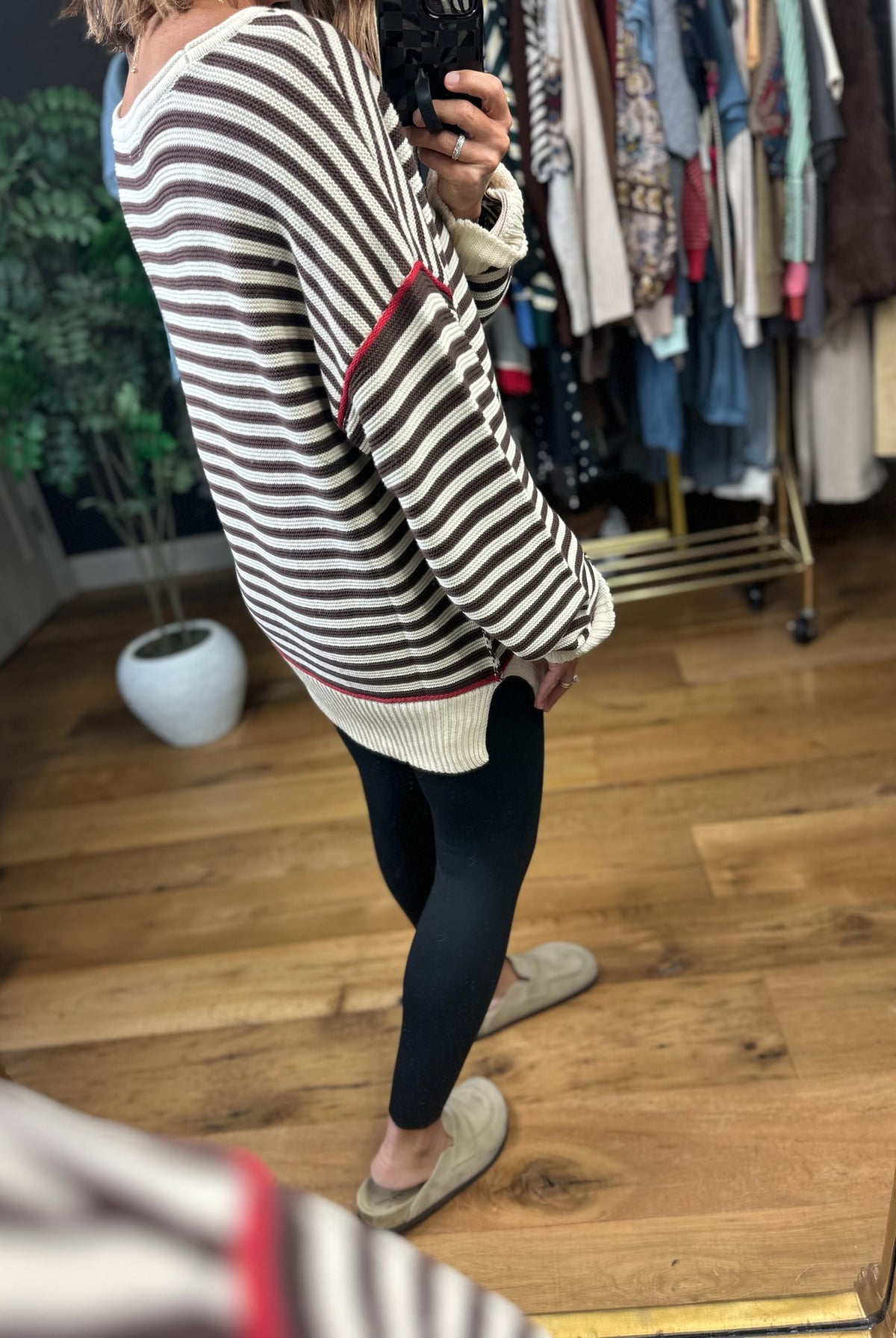 Unlimited Love Striped Sweater-Sweaters-Blu Pepper-Anna Kaytes Boutique, Women's Fashion Boutique in Grinnell, Iowa