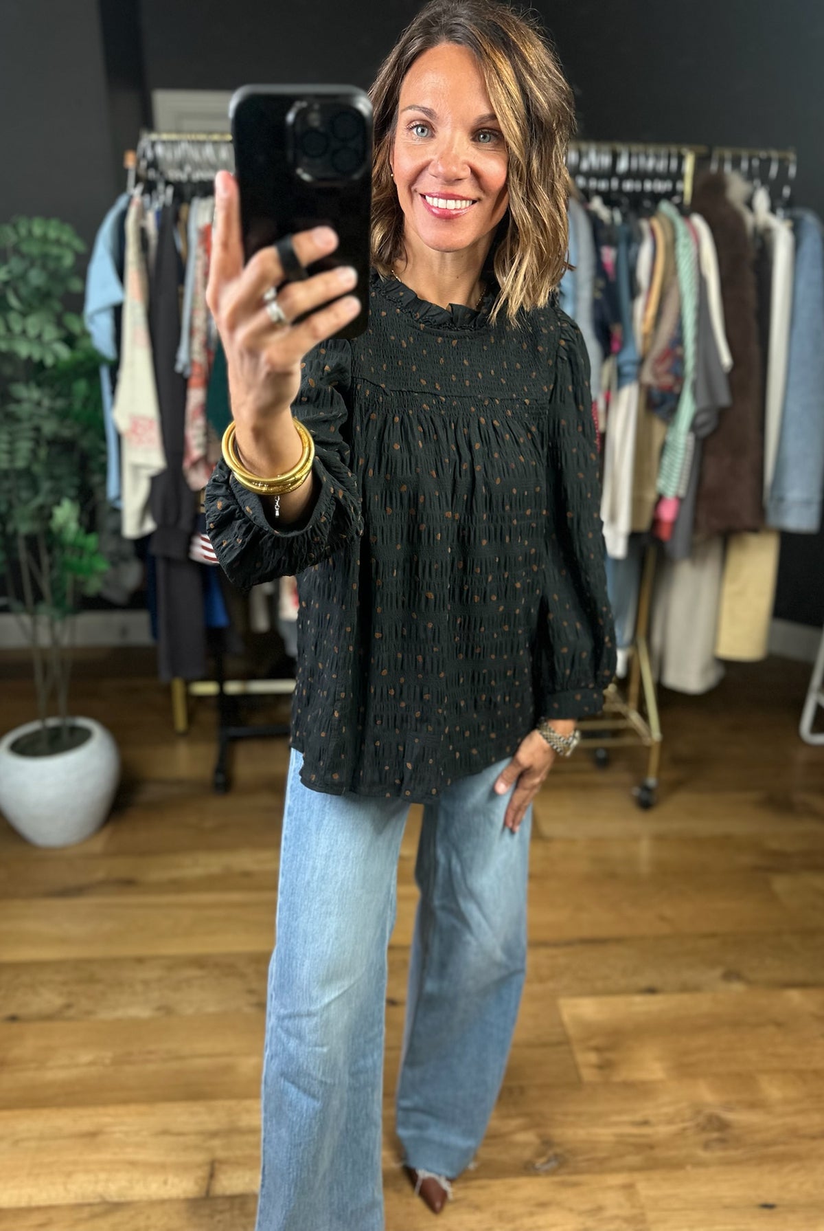 Dedicated To You Long Sleeve Top-Long Sleeves-Umgee-Anna Kaytes Boutique, Women's Fashion Boutique in Grinnell, Iowa