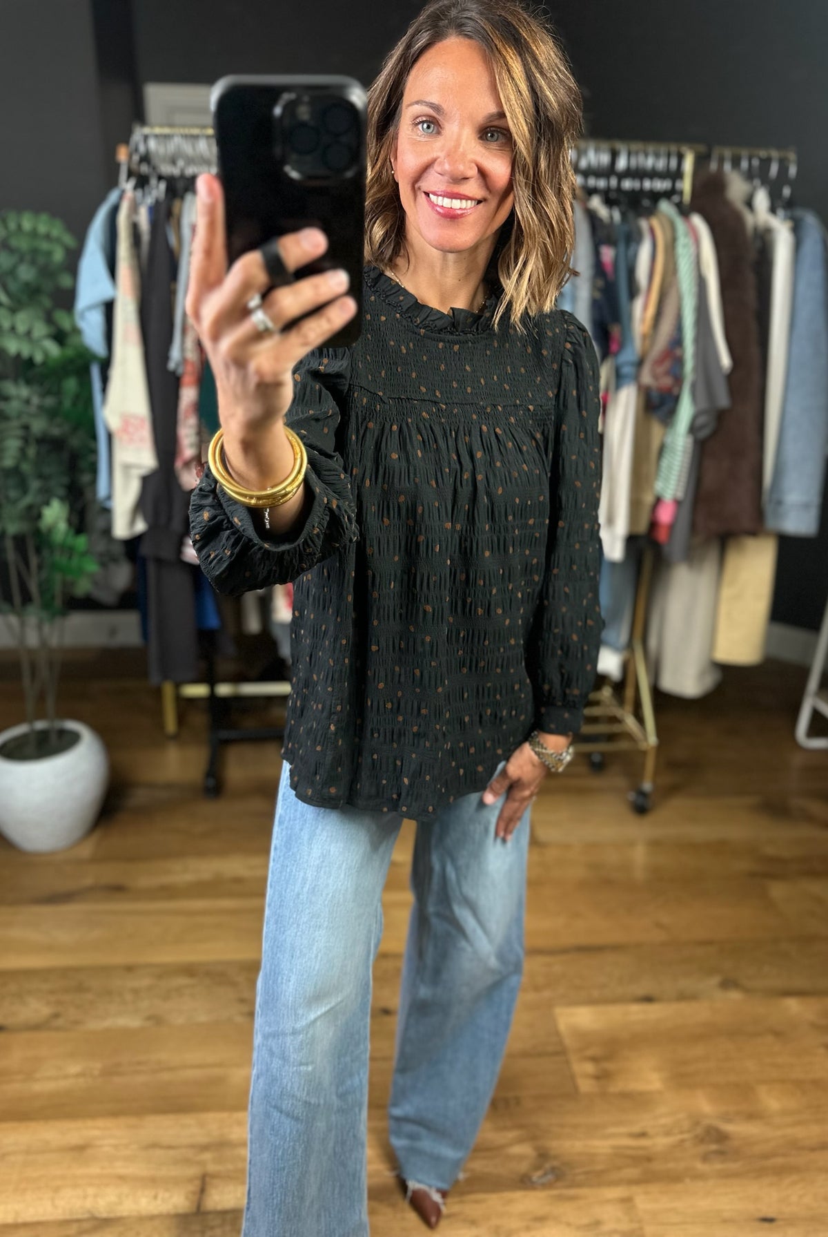 Dedicated To You Long Sleeve Top-Long Sleeves-Umgee-Anna Kaytes Boutique, Women's Fashion Boutique in Grinnell, Iowa