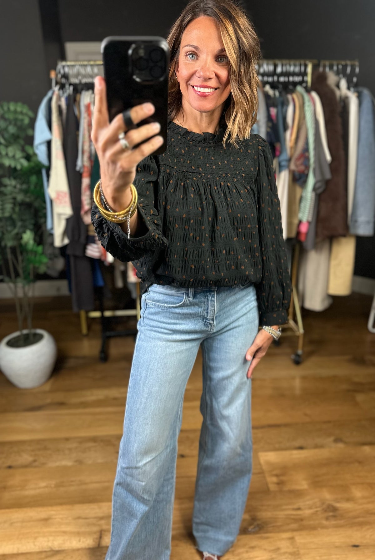 Dedicated To You Long Sleeve Top-Long Sleeves-Umgee-Anna Kaytes Boutique, Women's Fashion Boutique in Grinnell, Iowa