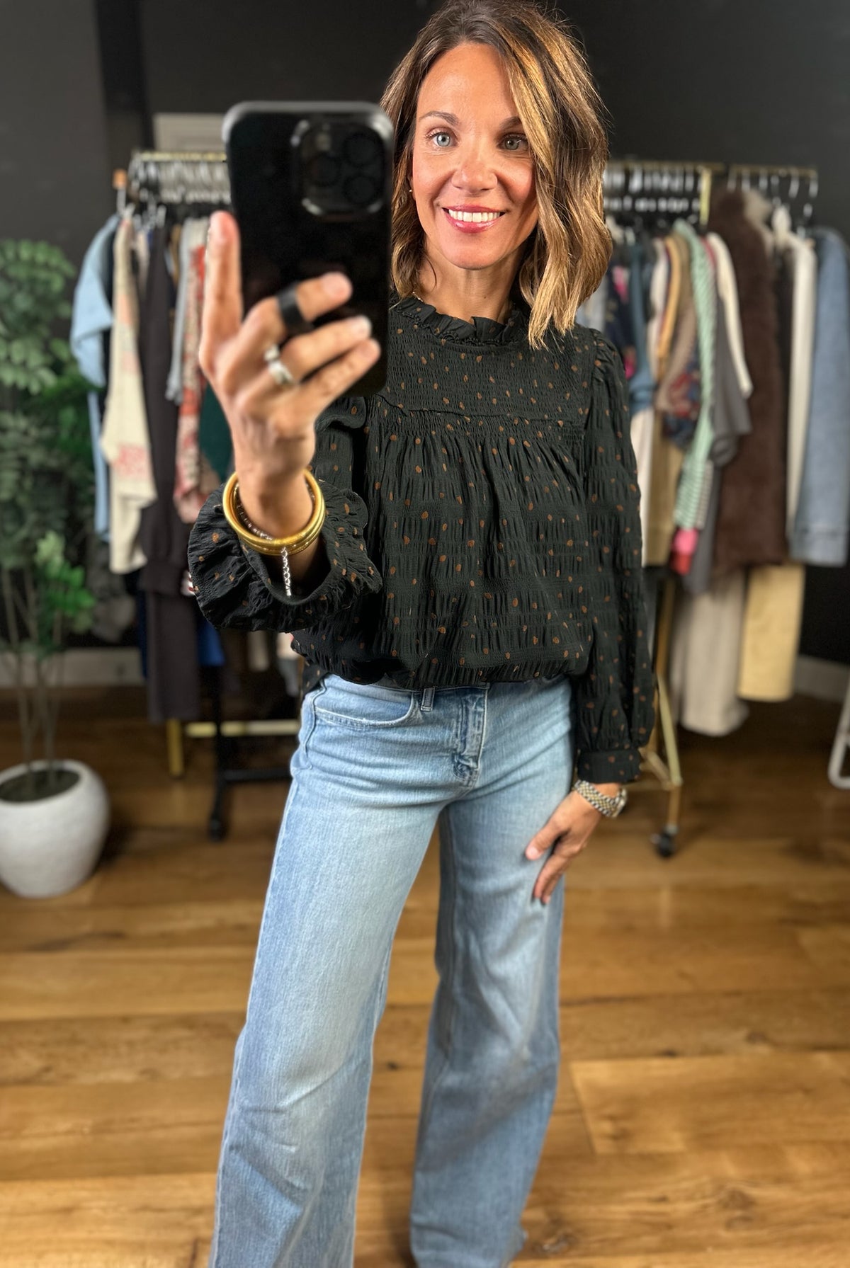 Dedicated To You Long Sleeve Top-Long Sleeves-Umgee-Anna Kaytes Boutique, Women's Fashion Boutique in Grinnell, Iowa