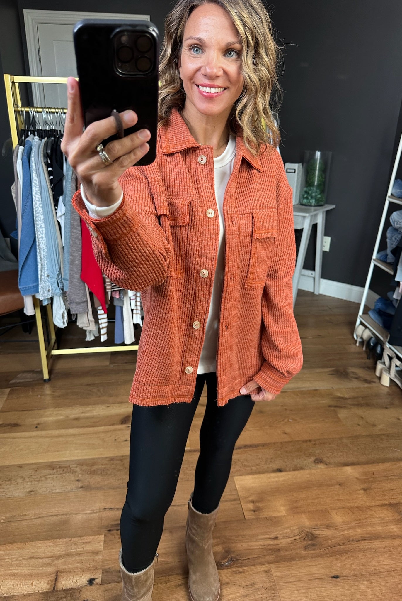 Perfect Pick Texture Shacket - Multiple Options-Staccato-Anna Kaytes Boutique, Women's Fashion Boutique in Grinnell, Iowa