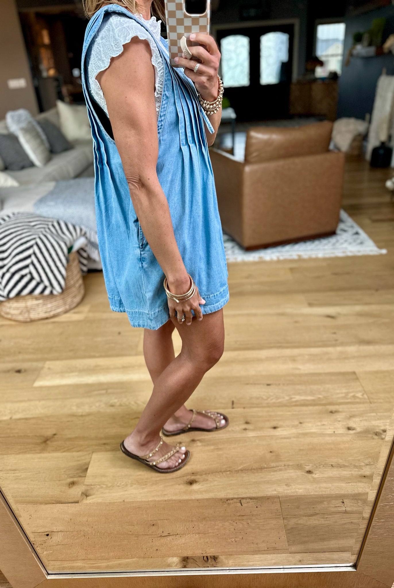 Up In Smoke Denim Romper - Multiple Options-Rompers-Veveret-Anna Kaytes Boutique, Women's Fashion Boutique in Grinnell, Iowa