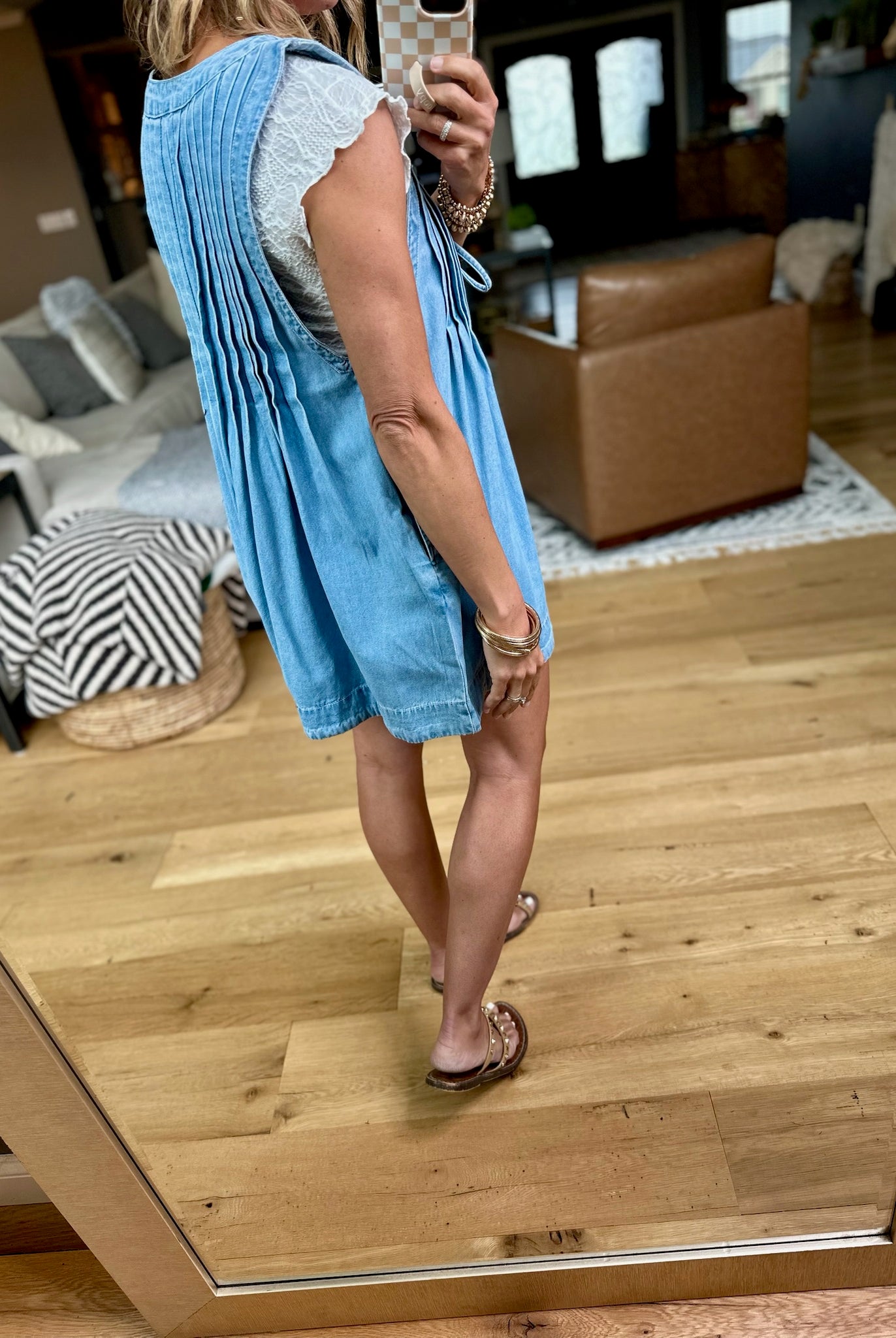 Up In Smoke Denim Romper - Multiple Options-Rompers-Veveret-Anna Kaytes Boutique, Women's Fashion Boutique in Grinnell, Iowa