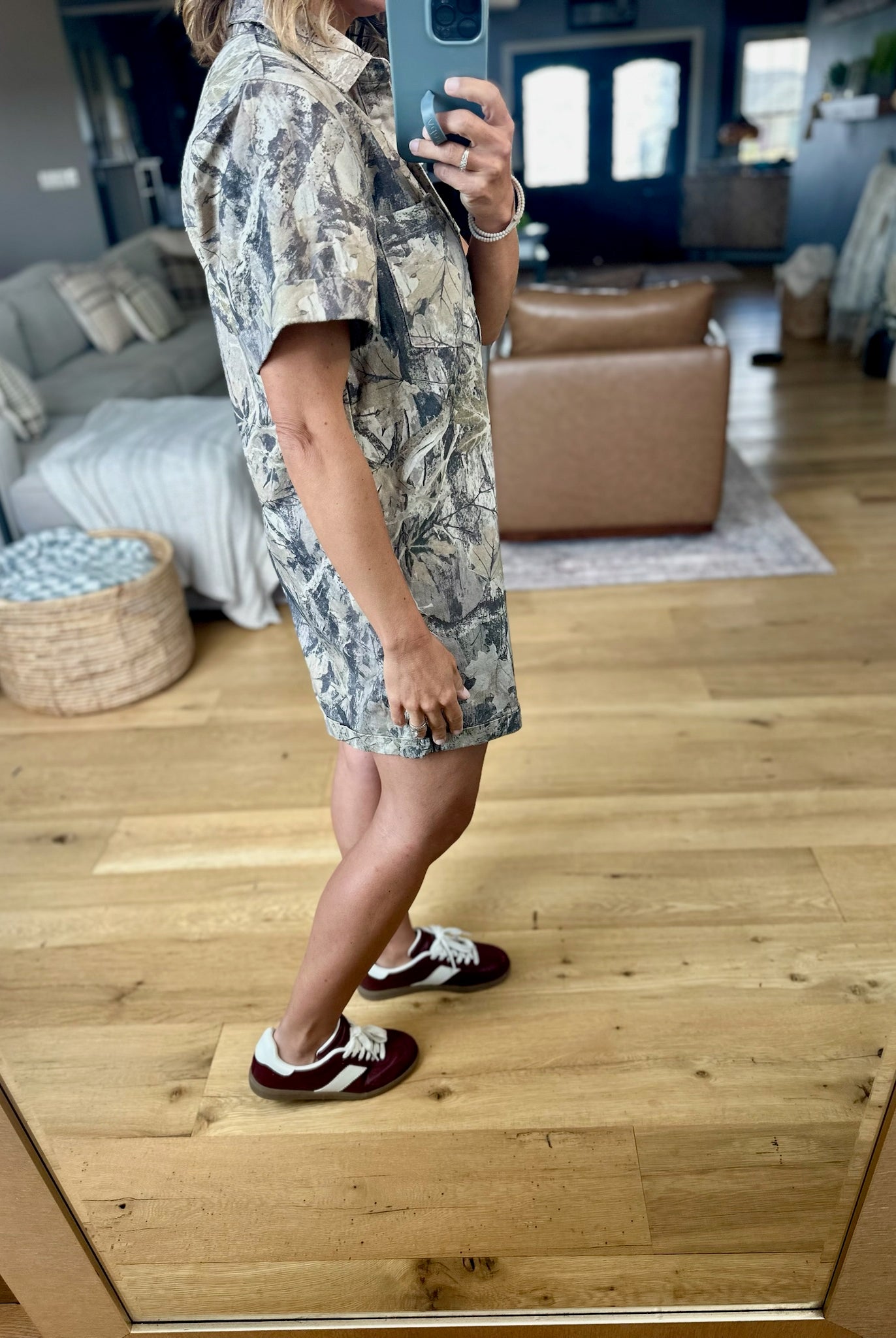 Hunt You Down Camo Romper-Day & Moon-Anna Kaytes Boutique, Women's Fashion Boutique in Grinnell, Iowa