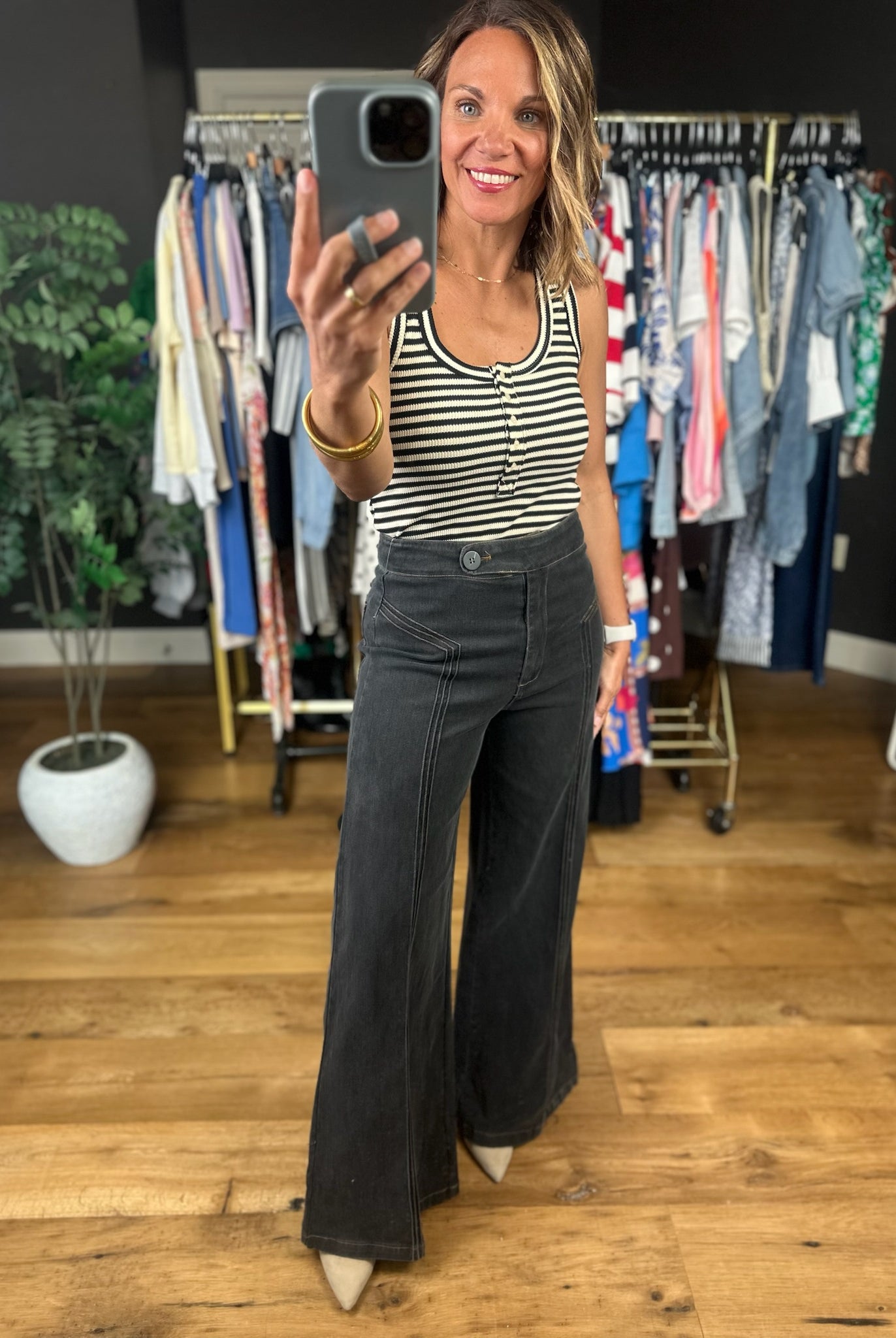 The Jolene High-Rise Wide-Leg Denim-Jeans-Fate-Anna Kaytes Boutique, Women's Fashion Boutique in Grinnell, Iowa