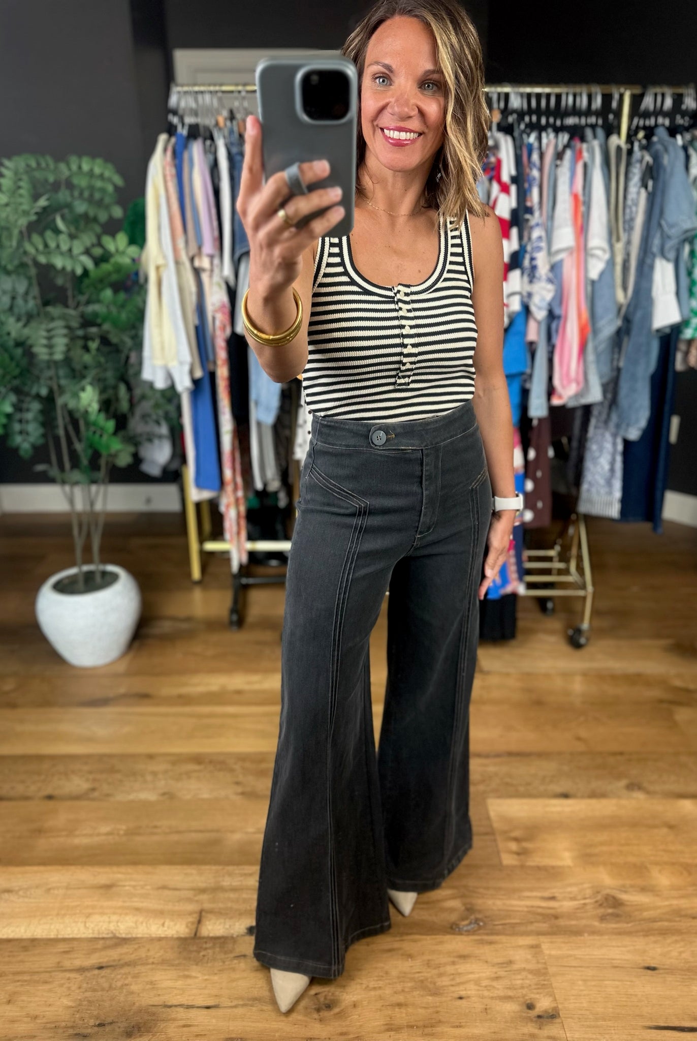 The Jolene High-Rise Wide-Leg Denim-Jeans-Fate-Anna Kaytes Boutique, Women's Fashion Boutique in Grinnell, Iowa