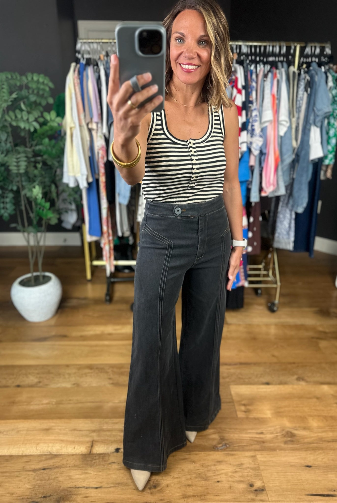 The Jolene High-Rise Wide-Leg Denim-Jeans-Fate-Anna Kaytes Boutique, Women's Fashion Boutique in Grinnell, Iowa