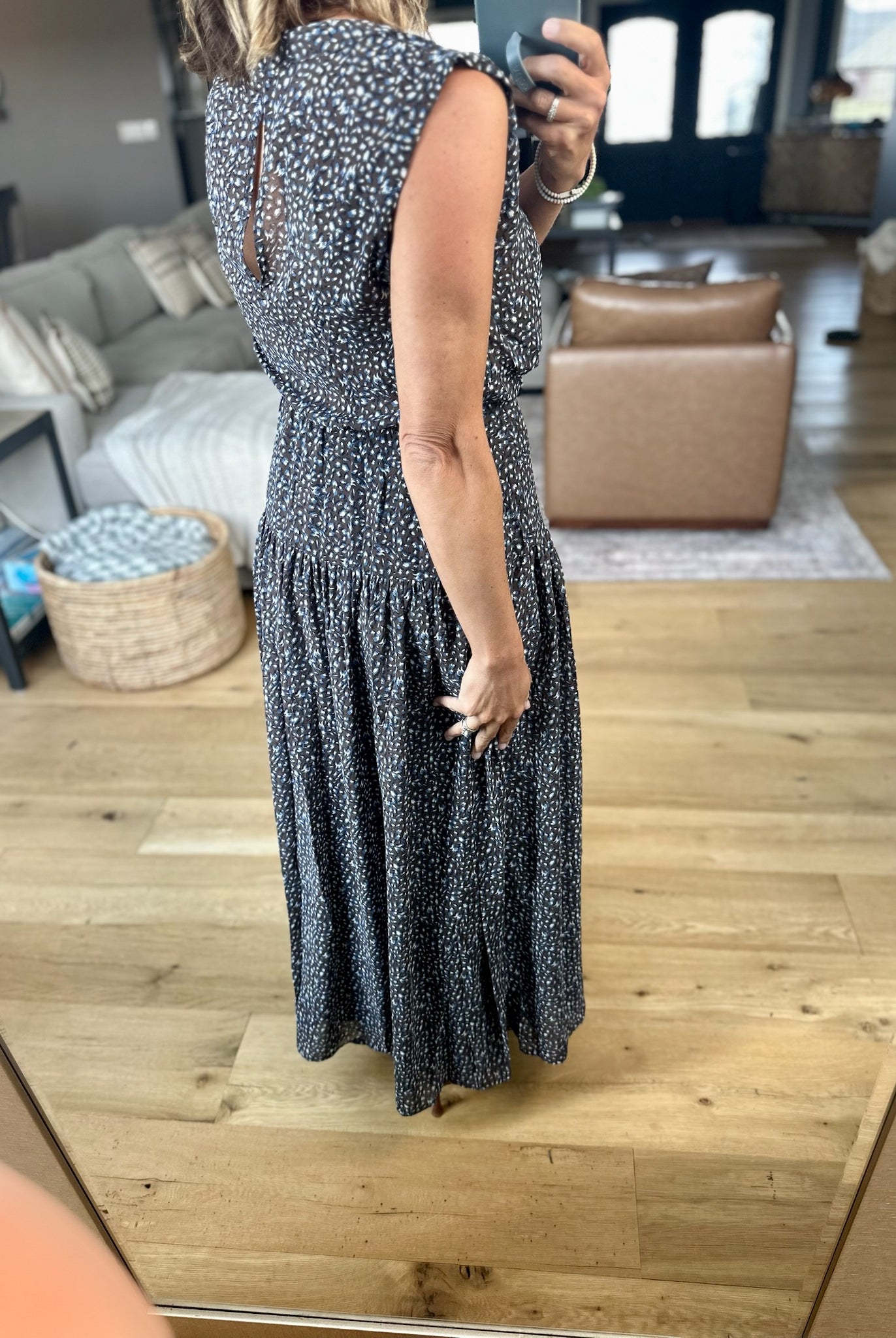 Etta Aspen Floral Midi Dress-Z Supply-Anna Kaytes Boutique, Women's Fashion Boutique in Grinnell, Iowa