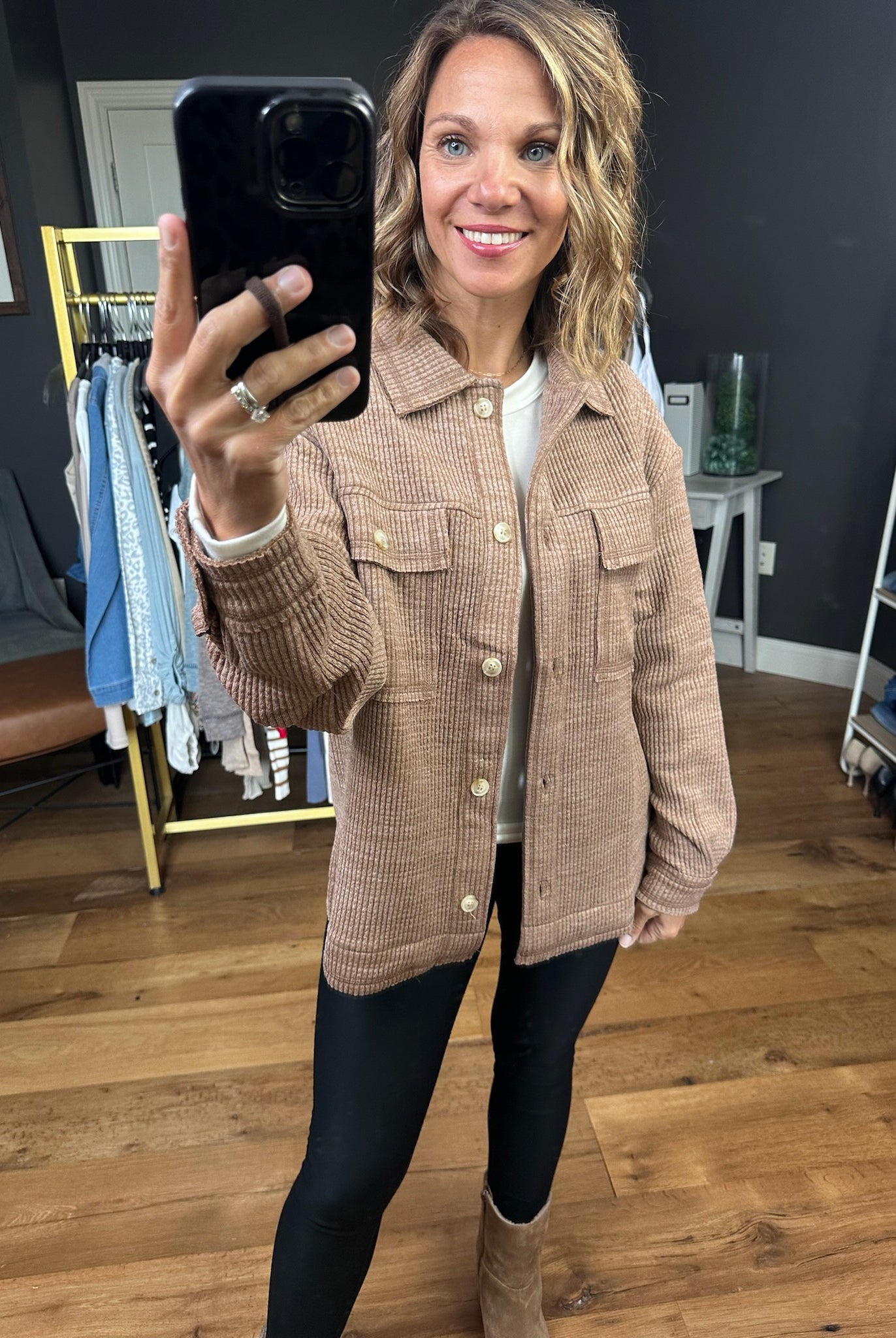 Perfect Pick Texture Shacket - Multiple Options-Staccato-Anna Kaytes Boutique, Women's Fashion Boutique in Grinnell, Iowa