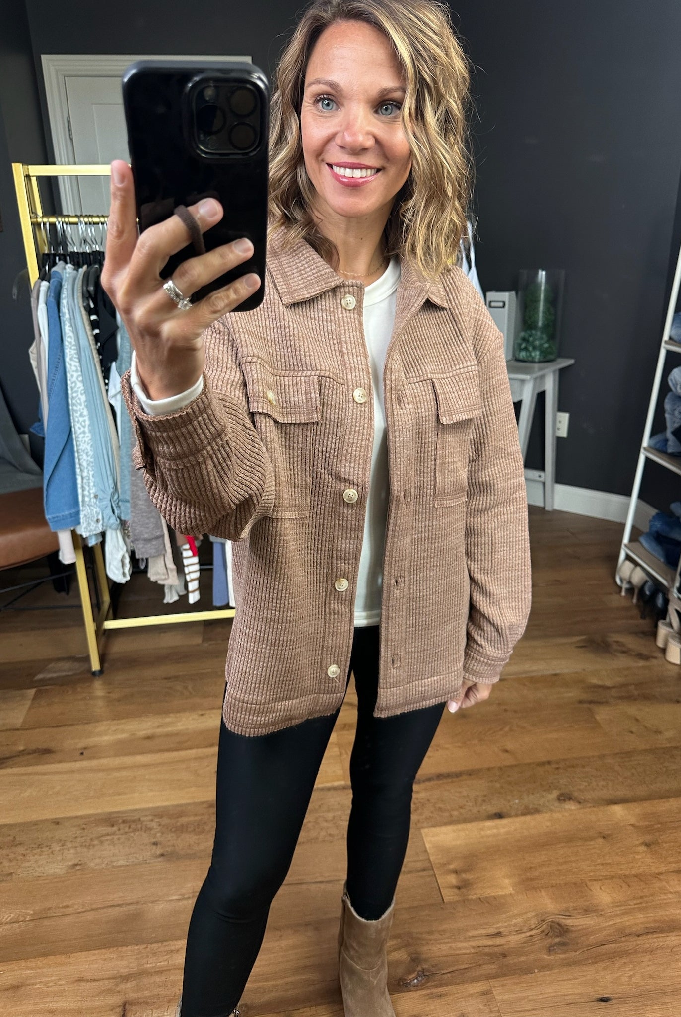Perfect Pick Texture Shacket - Multiple Options-Staccato-Anna Kaytes Boutique, Women's Fashion Boutique in Grinnell, Iowa
