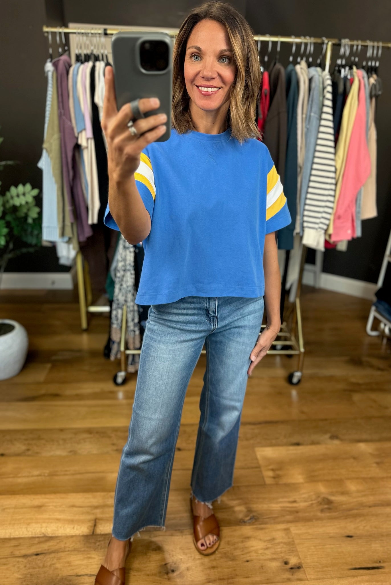 Brave Play Cotton Tee-Short Sleeves-Wishlist-Anna Kaytes Boutique, Women's Fashion Boutique in Grinnell, Iowa