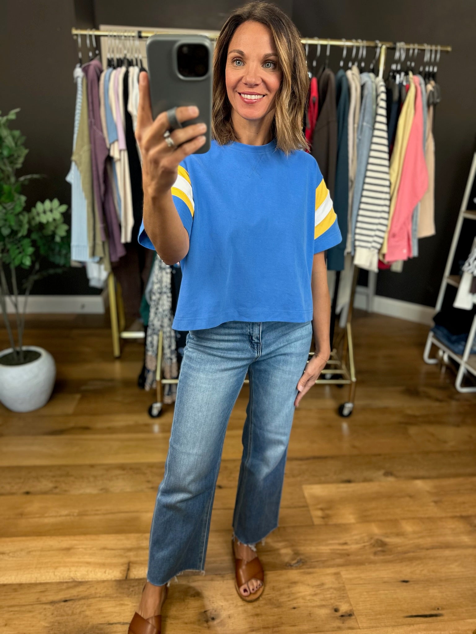 Brave Play Cotton Tee-Short Sleeves-Wishlist-Anna Kaytes Boutique, Women's Fashion Boutique in Grinnell, Iowa