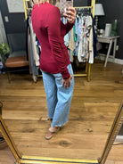 The Lennie Ribbed Long Sleeve Top-Wasabi & Mint-Anna Kaytes Boutique, Women's Fashion Boutique in Grinnell, Iowa