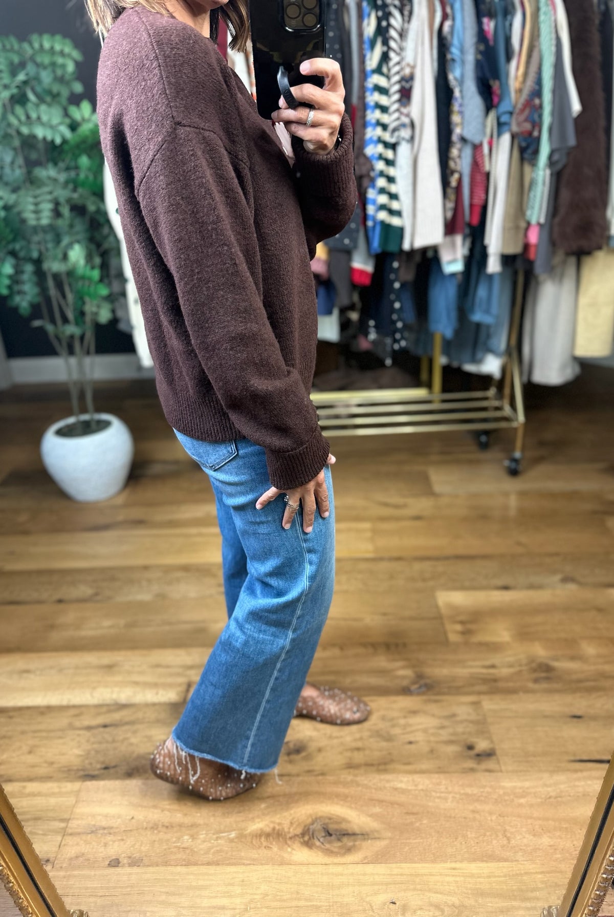 Where We're At Crew Sweater-Sweaters-Wishlist-Anna Kaytes Boutique, Women's Fashion Boutique in Grinnell, Iowa