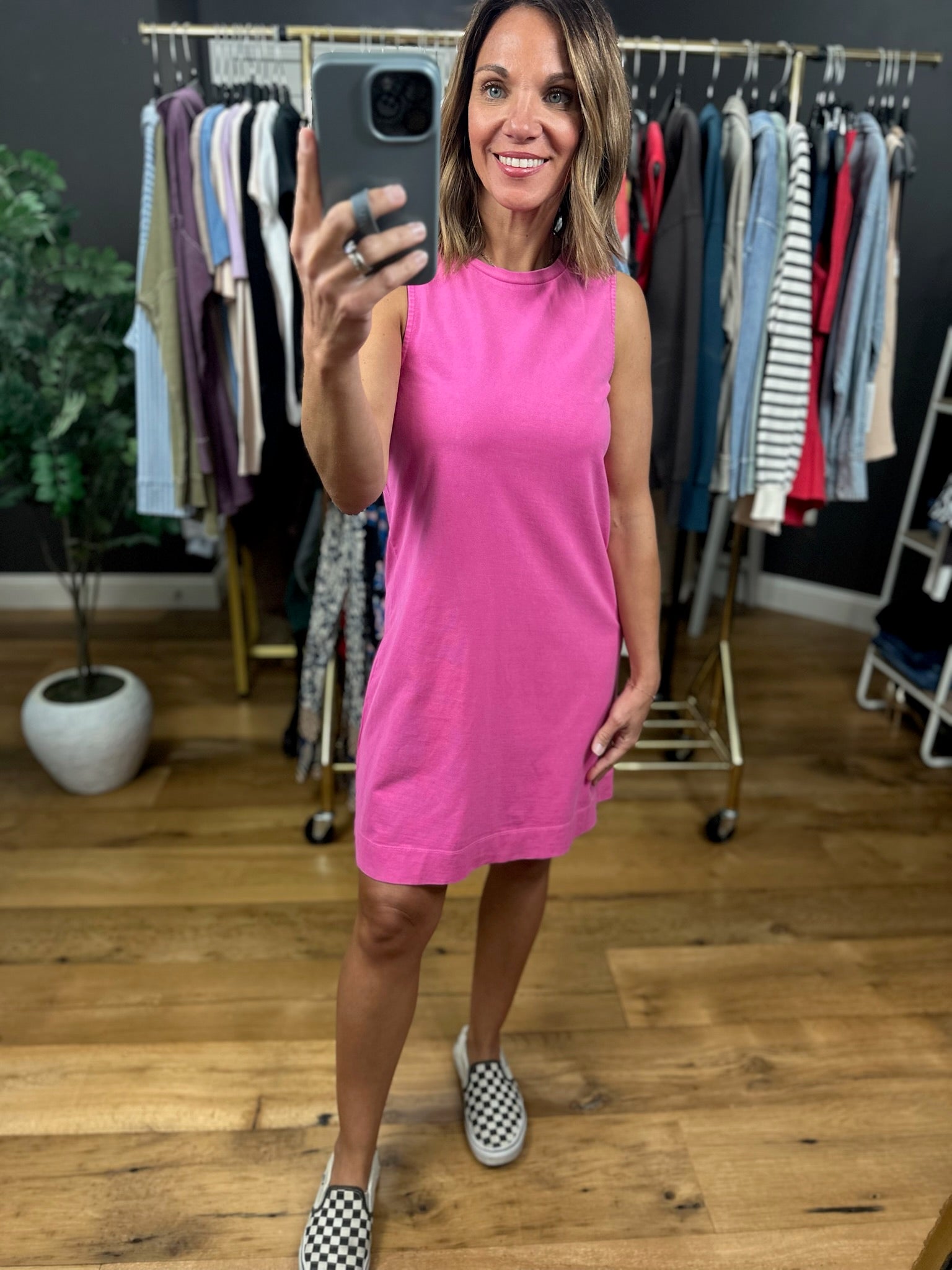 The Z Supply Sloane Shift Dress-Dresses-Z Supply-Anna Kaytes Boutique, Women's Fashion Boutique in Grinnell, Iowa