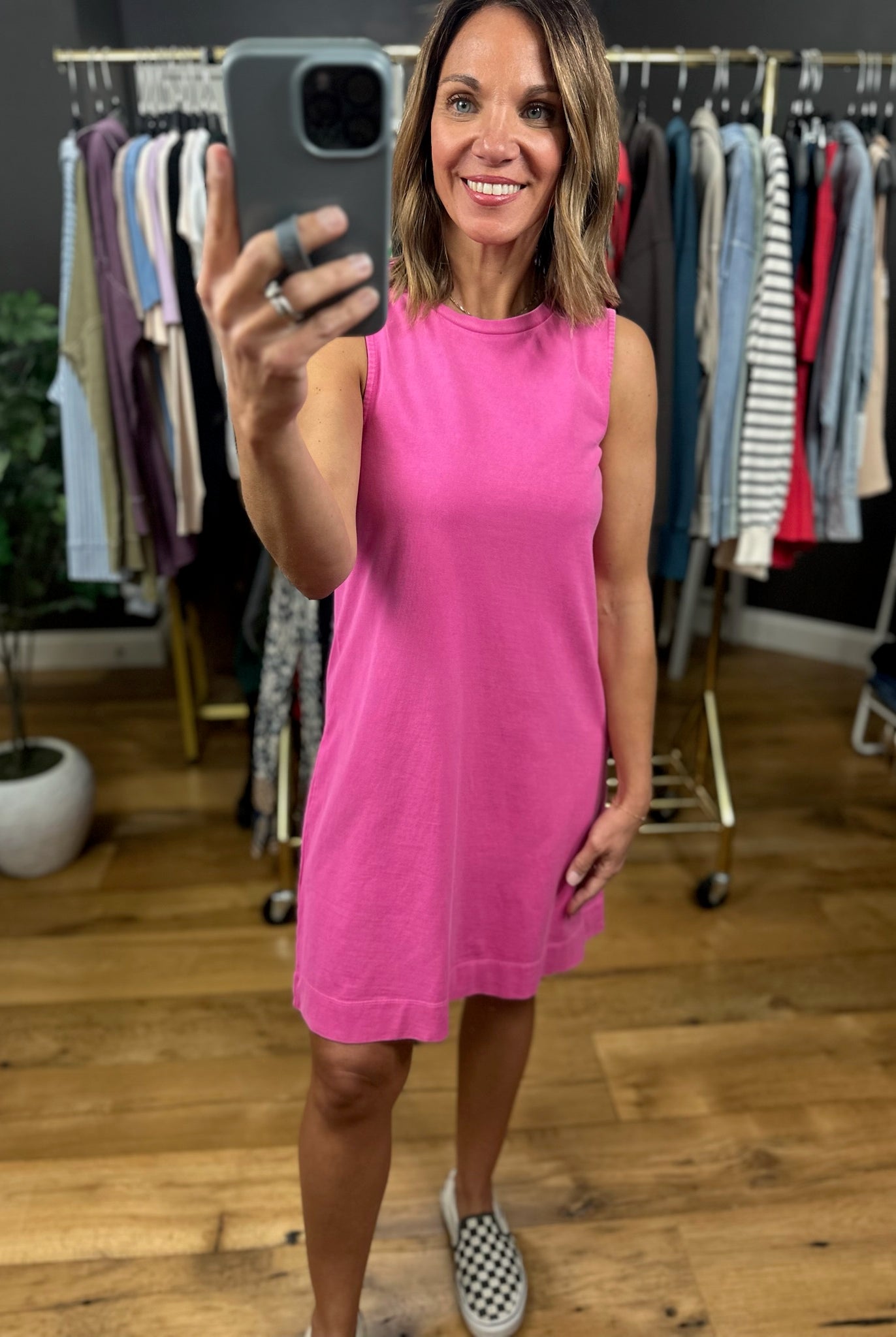 The Z Supply Sloane Shift Dress-Dresses-Z Supply-Anna Kaytes Boutique, Women's Fashion Boutique in Grinnell, Iowa