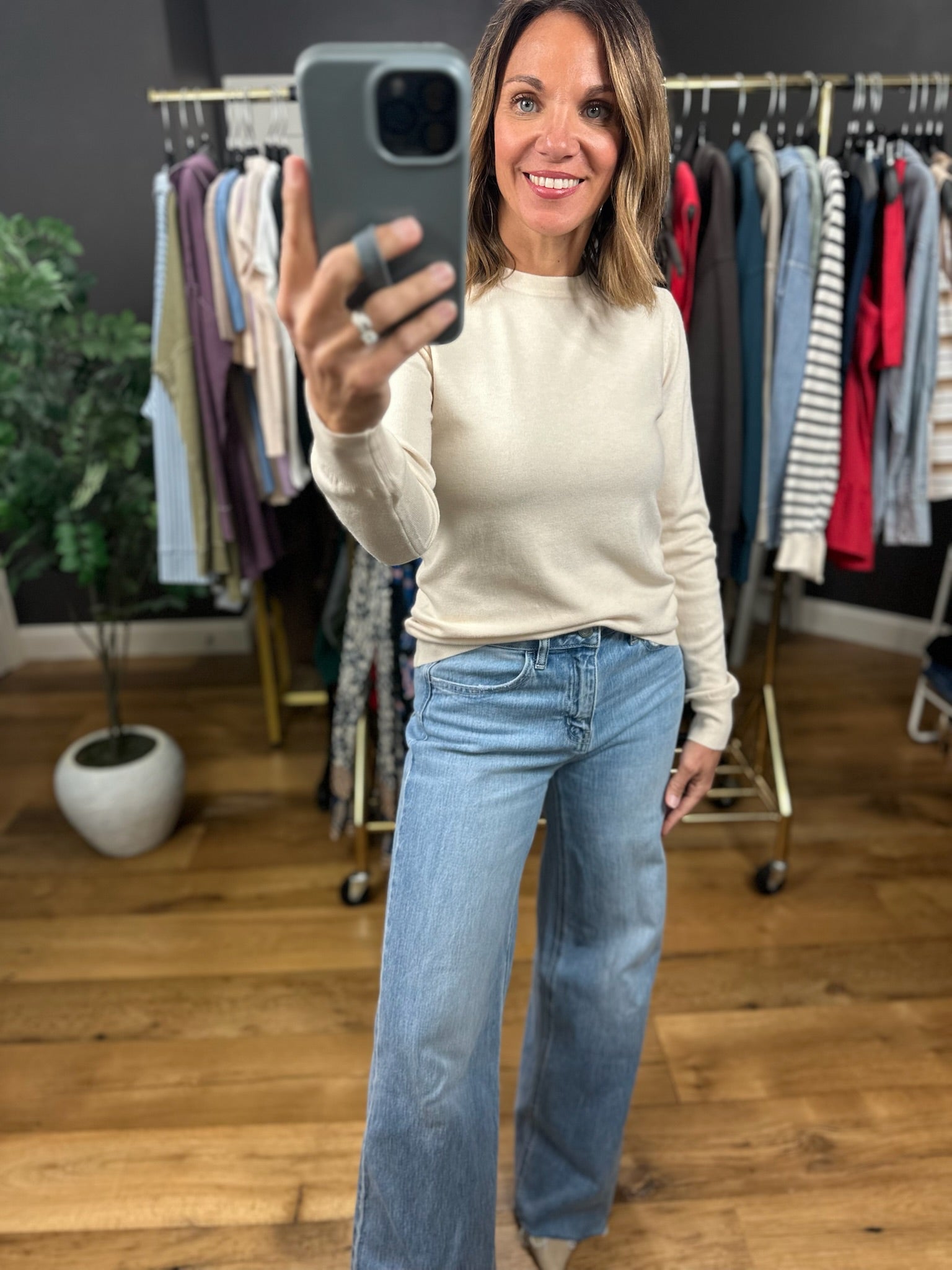 Most Of All Lightweight Long Sleeve Top-Long Sleeves-Be Cool-Anna Kaytes Boutique, Women's Fashion Boutique in Grinnell, Iowa